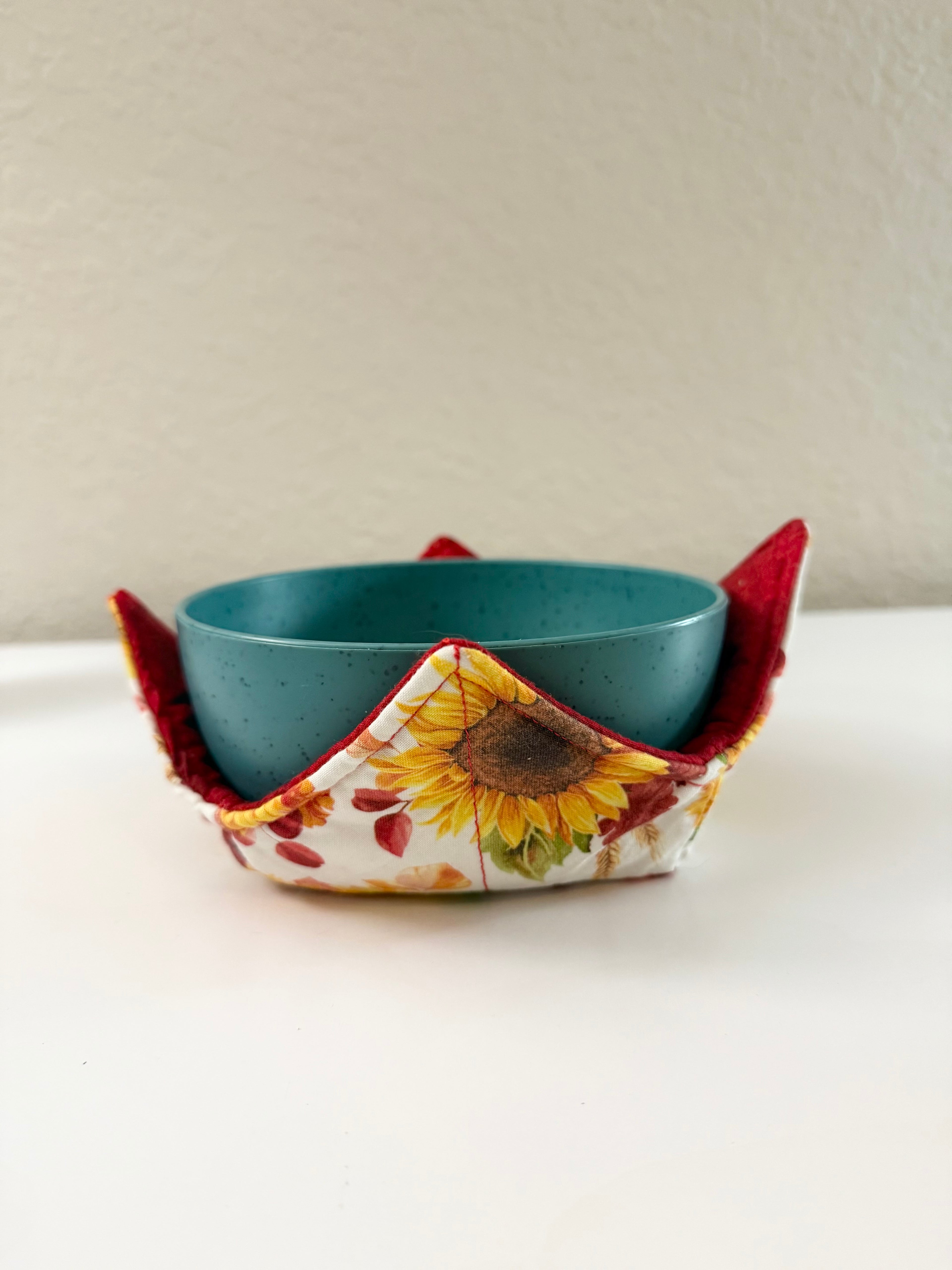 Autumn Sunflowers Pattern - Bowl Cozies