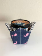 Pink Whales Pattern - Bowl Cozies