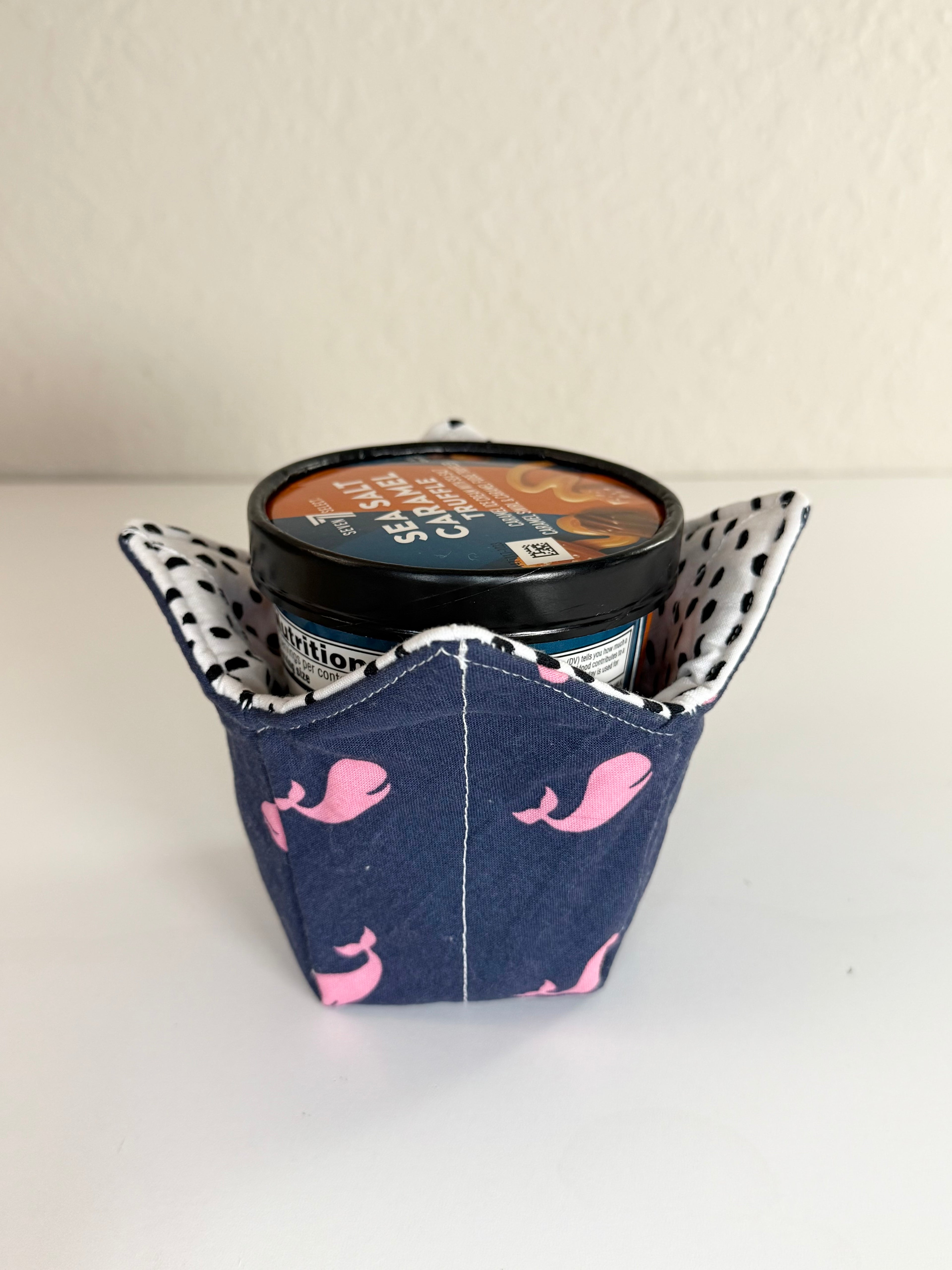 Pink Whales Pattern - Bowl Cozies