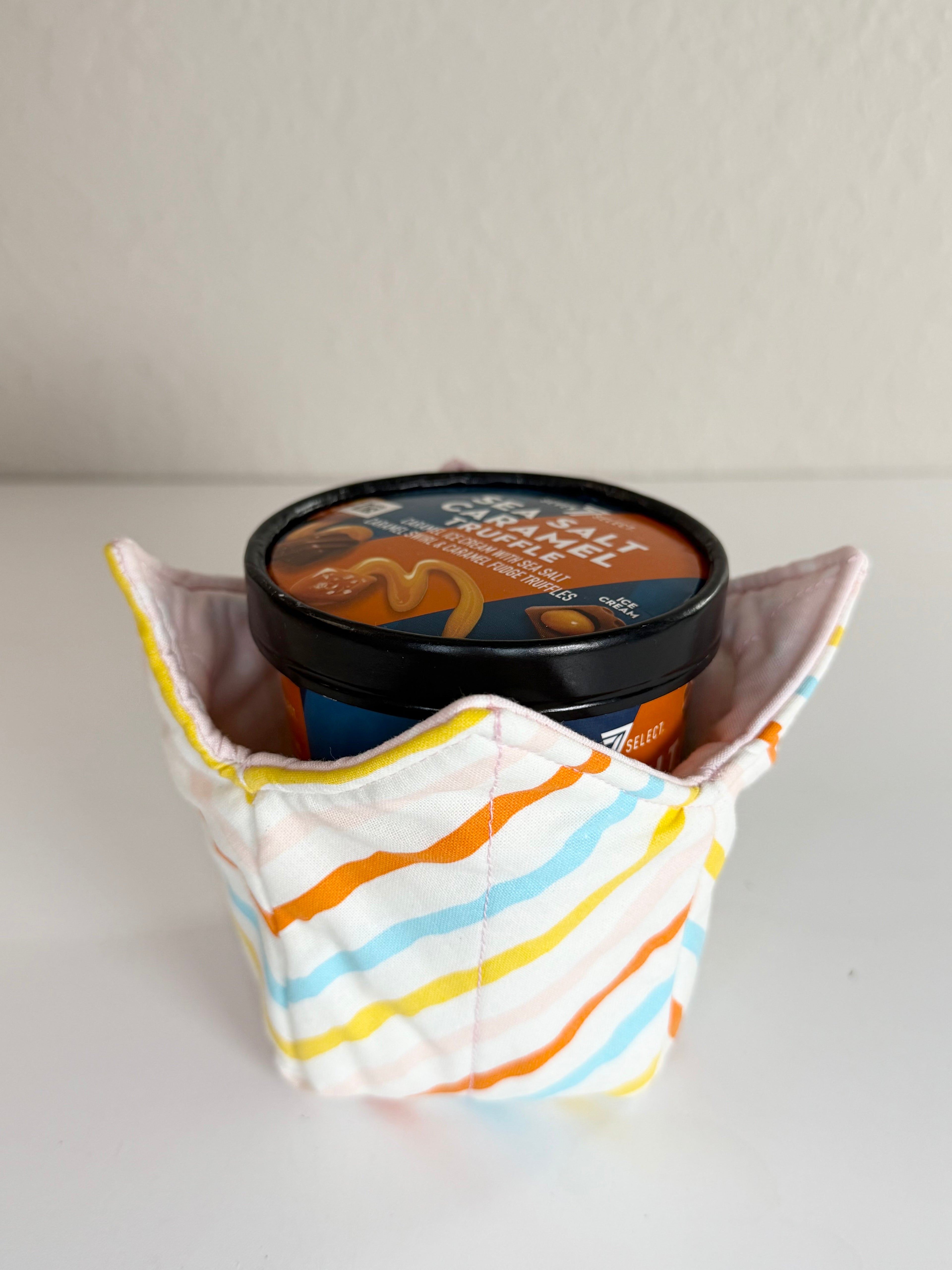 Pastel Stripes Pattern - Bowl Cozies