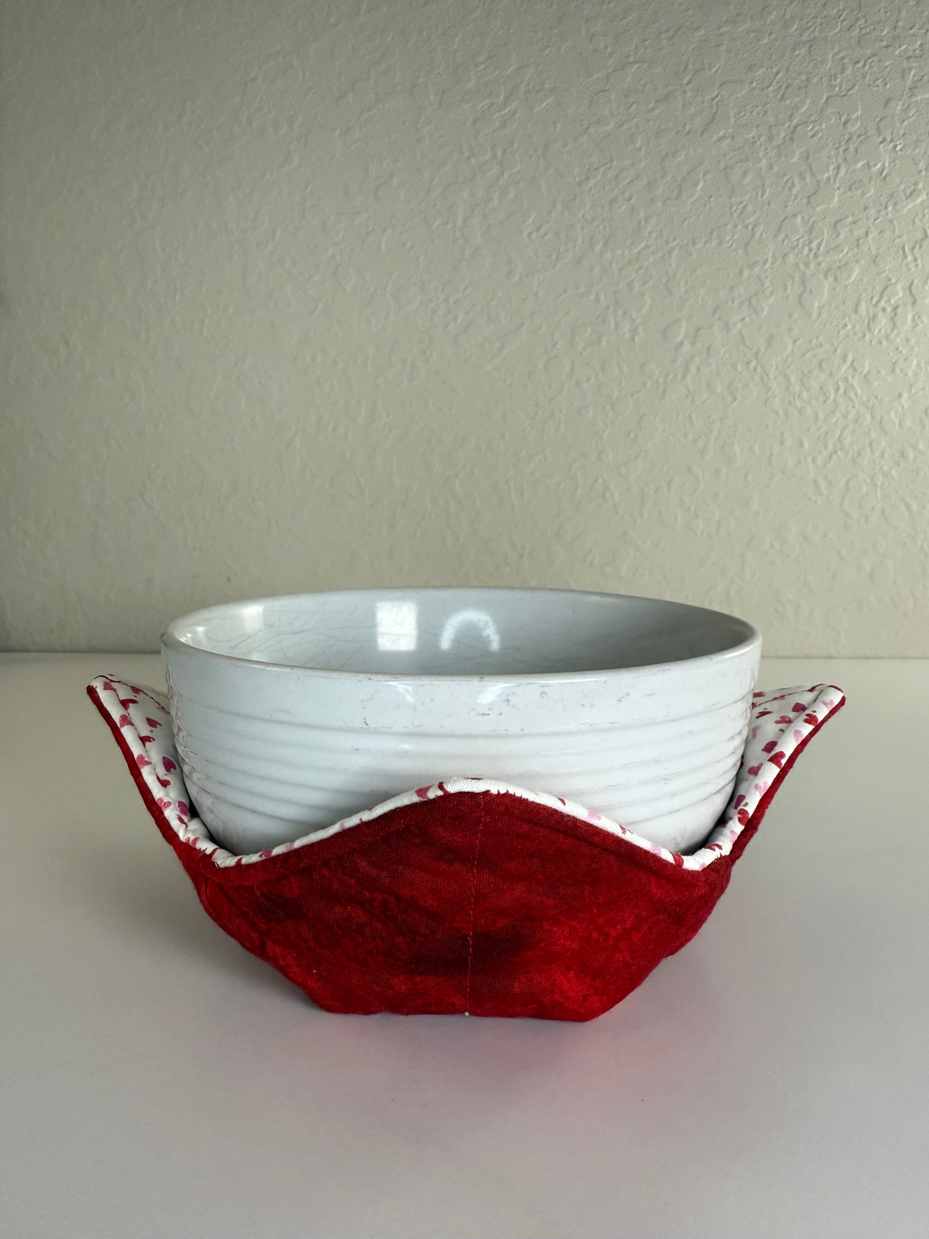 Small Hearts Pattern - Bowl Cozies