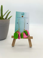 Petal Passion - Polymer Clay Earrings