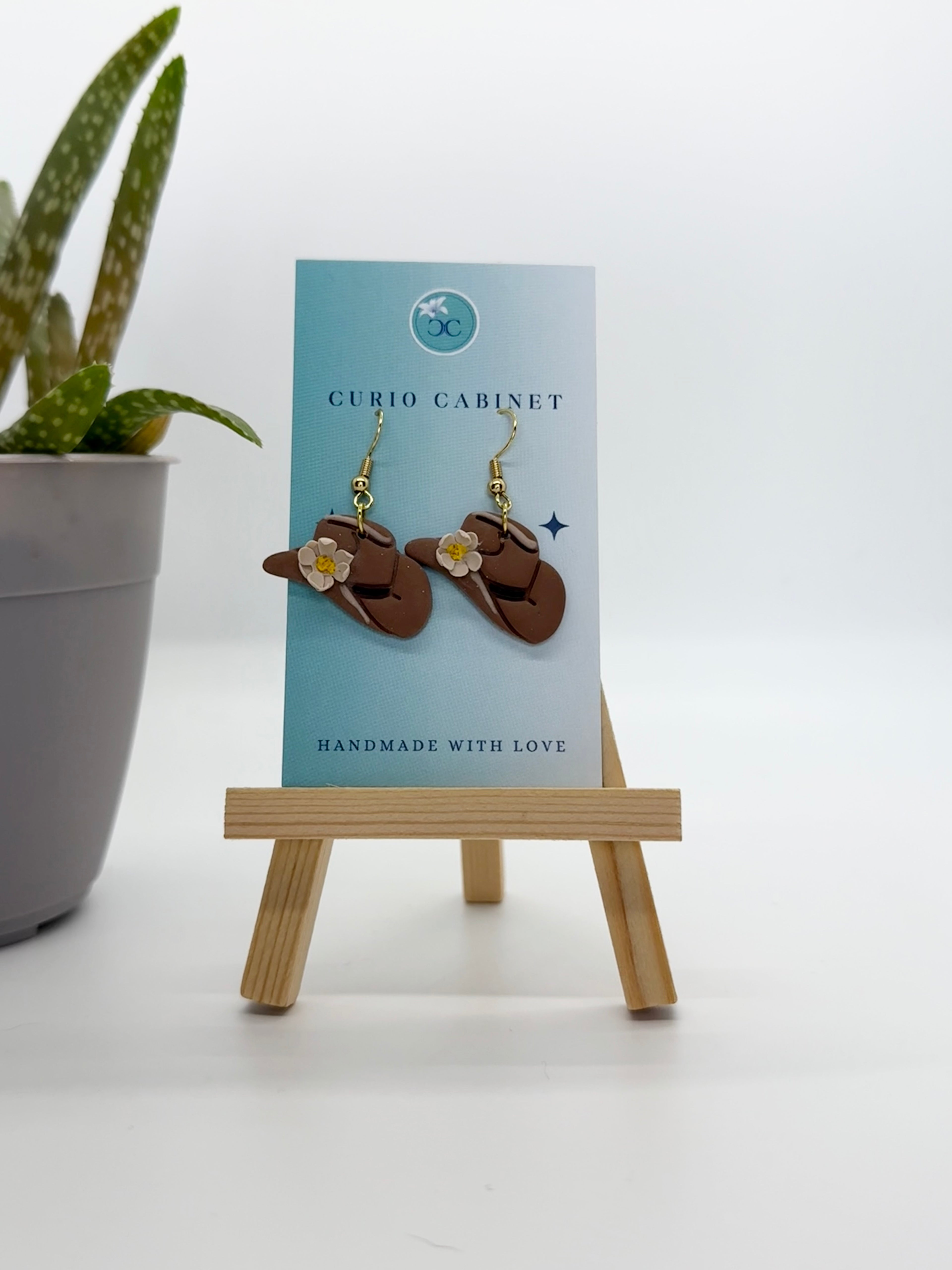 Cowboy Hats - Polymer Clay Earrings
