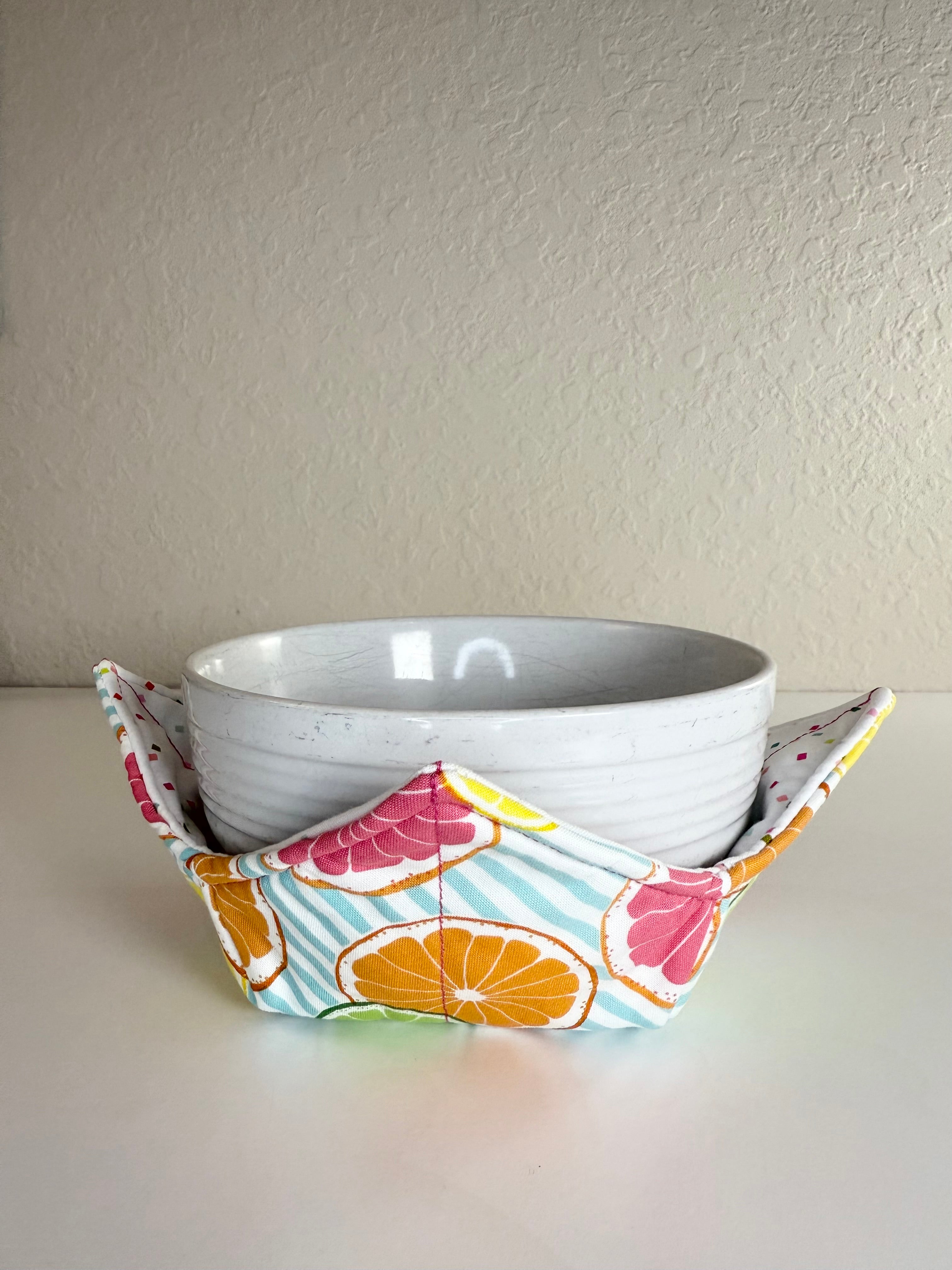 Pastel Citrus Pattern - Bowl Cozies