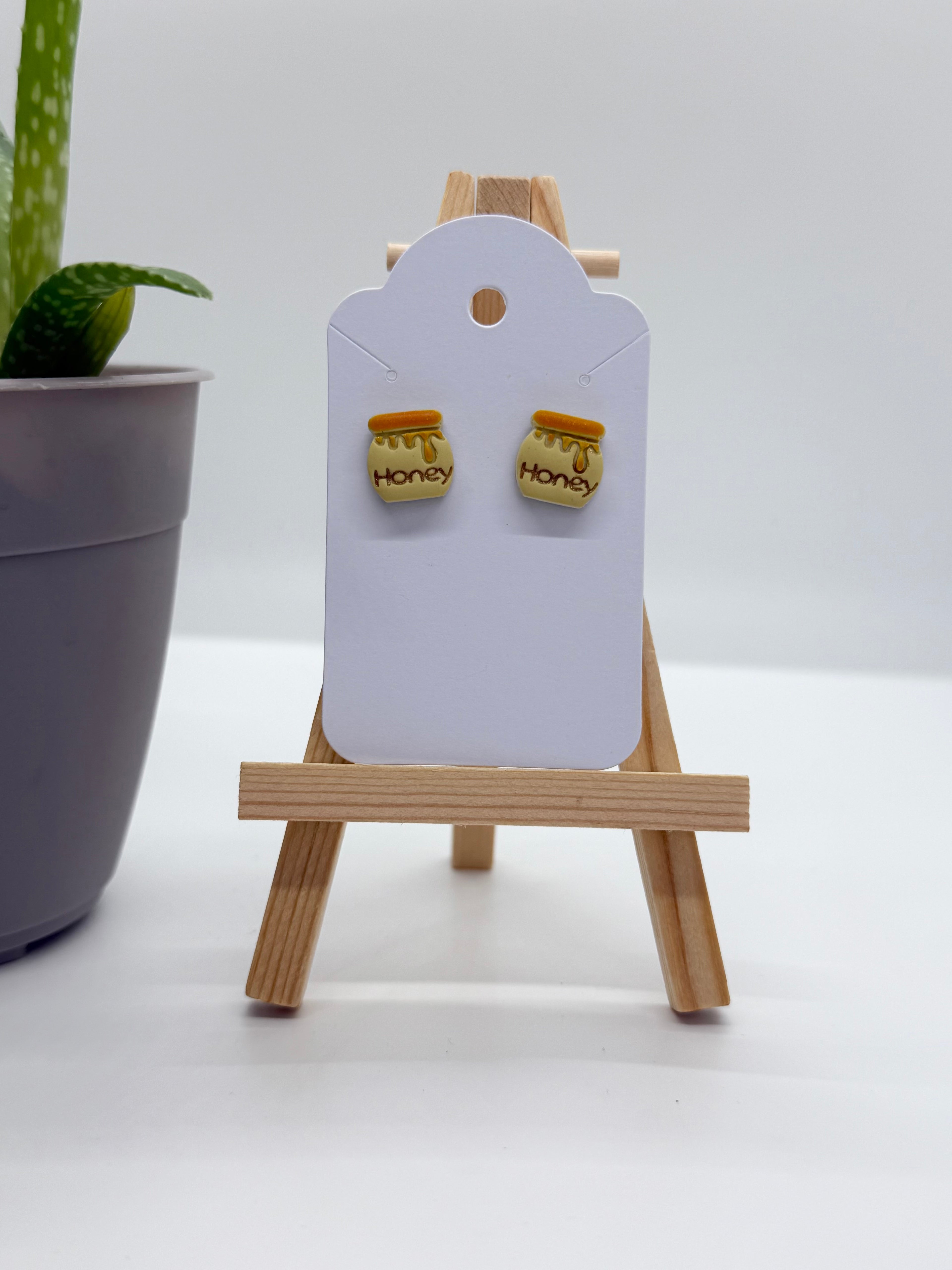 Honey Jars - Polymer Clay Studs