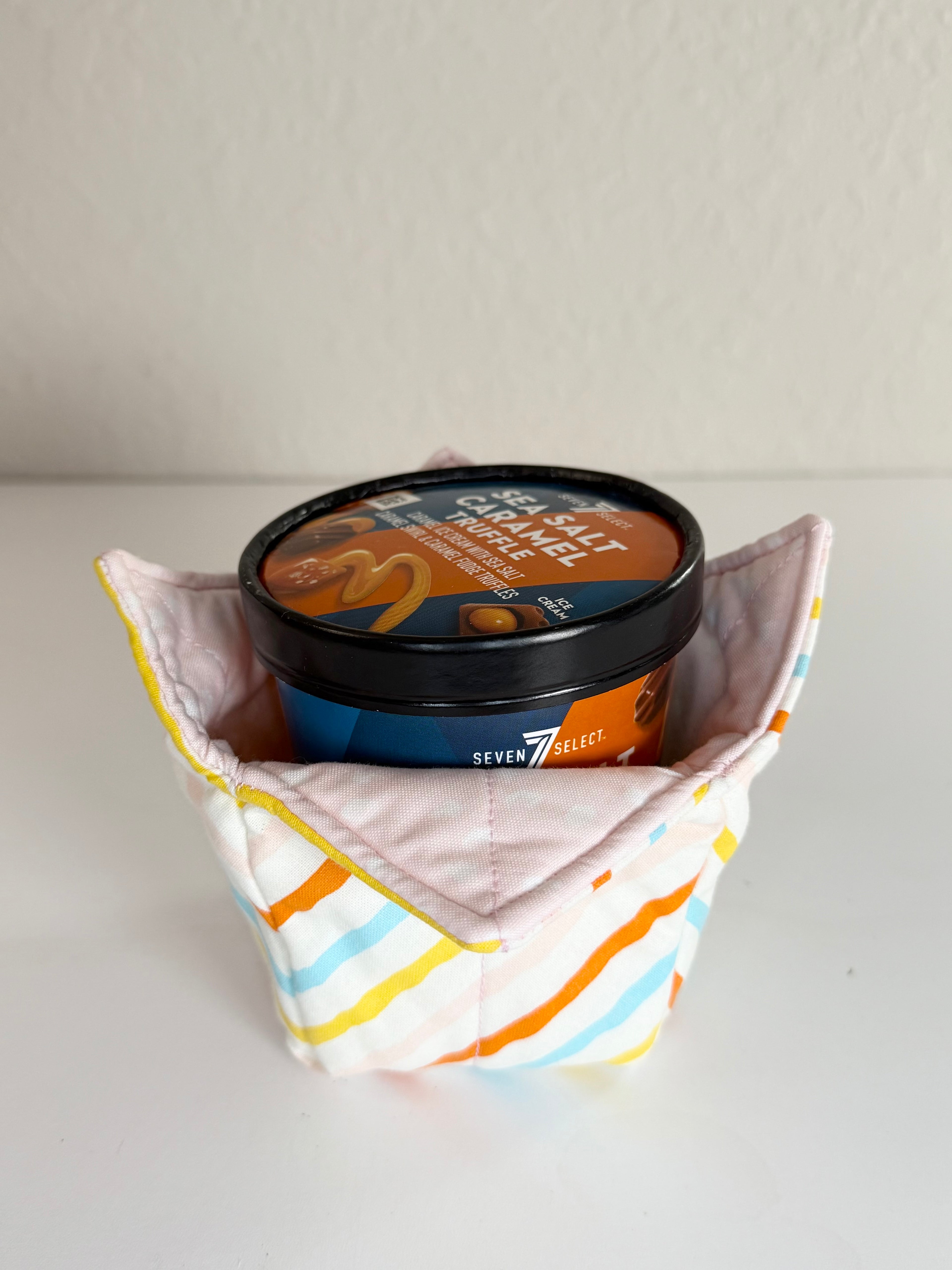 Pastel Stripes Pattern - Bowl Cozies