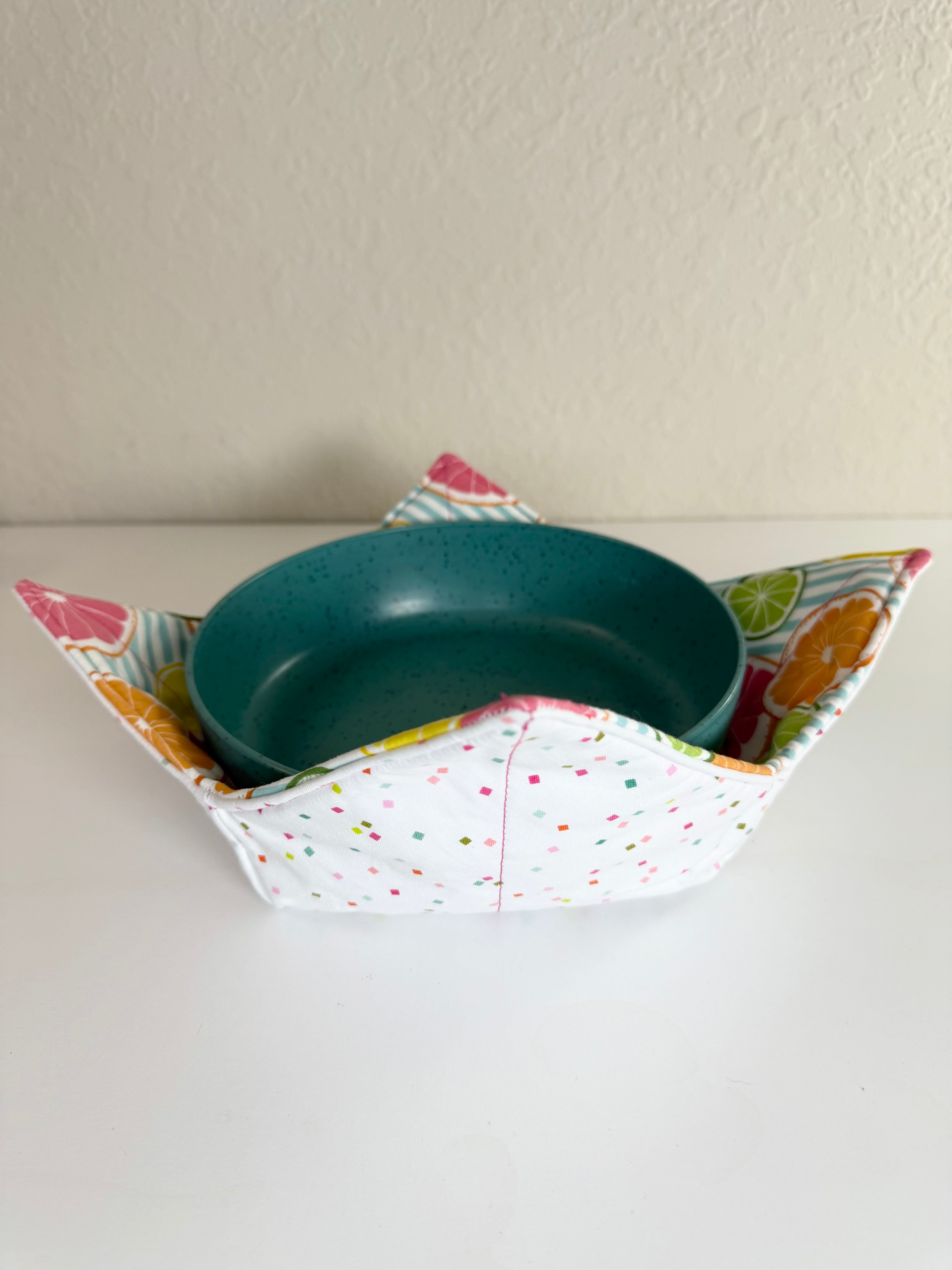 Pastel Citrus Pattern - Bowl Cozies