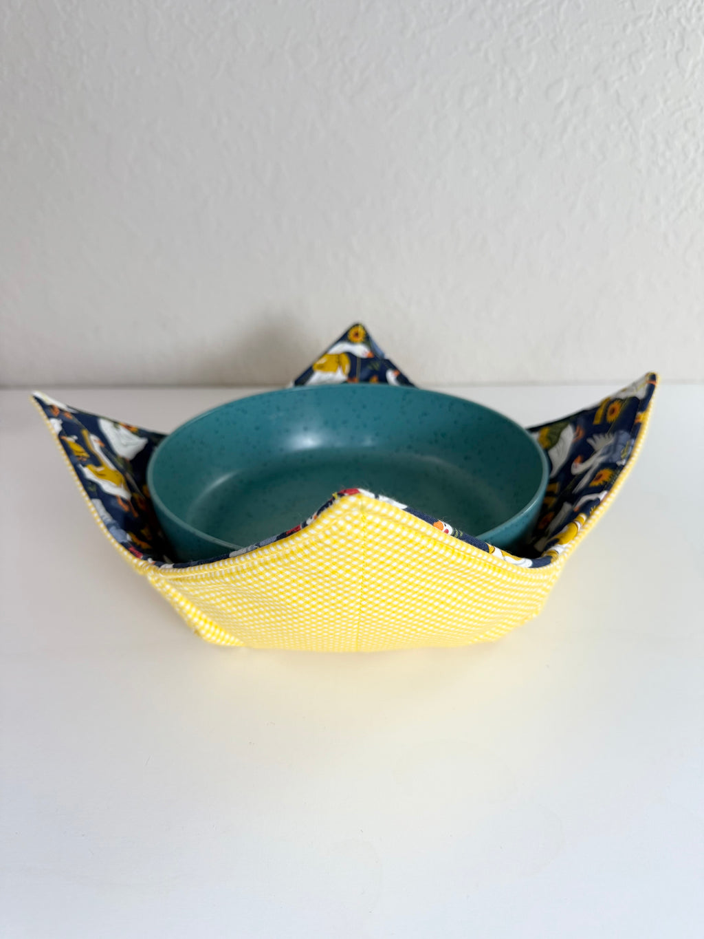 Geese in Raincoats Pattern - Bowl Cozies