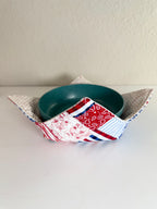 Patriotic Patchwork Pattern - Bowl Cozies