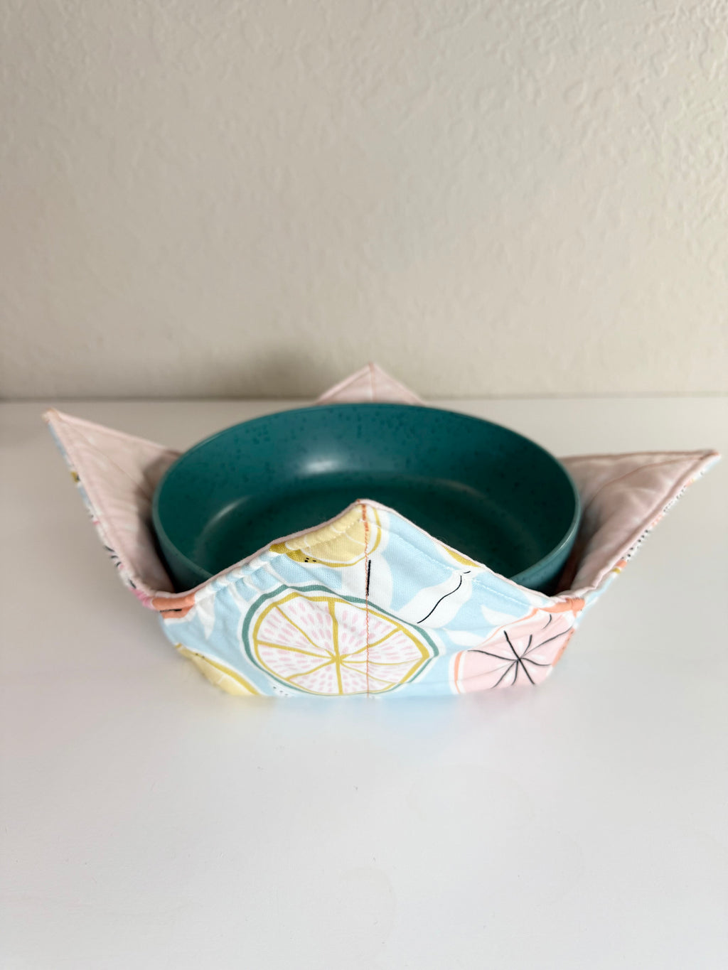 Blue Kitchen Fruits Pattern - Bowl Cozies