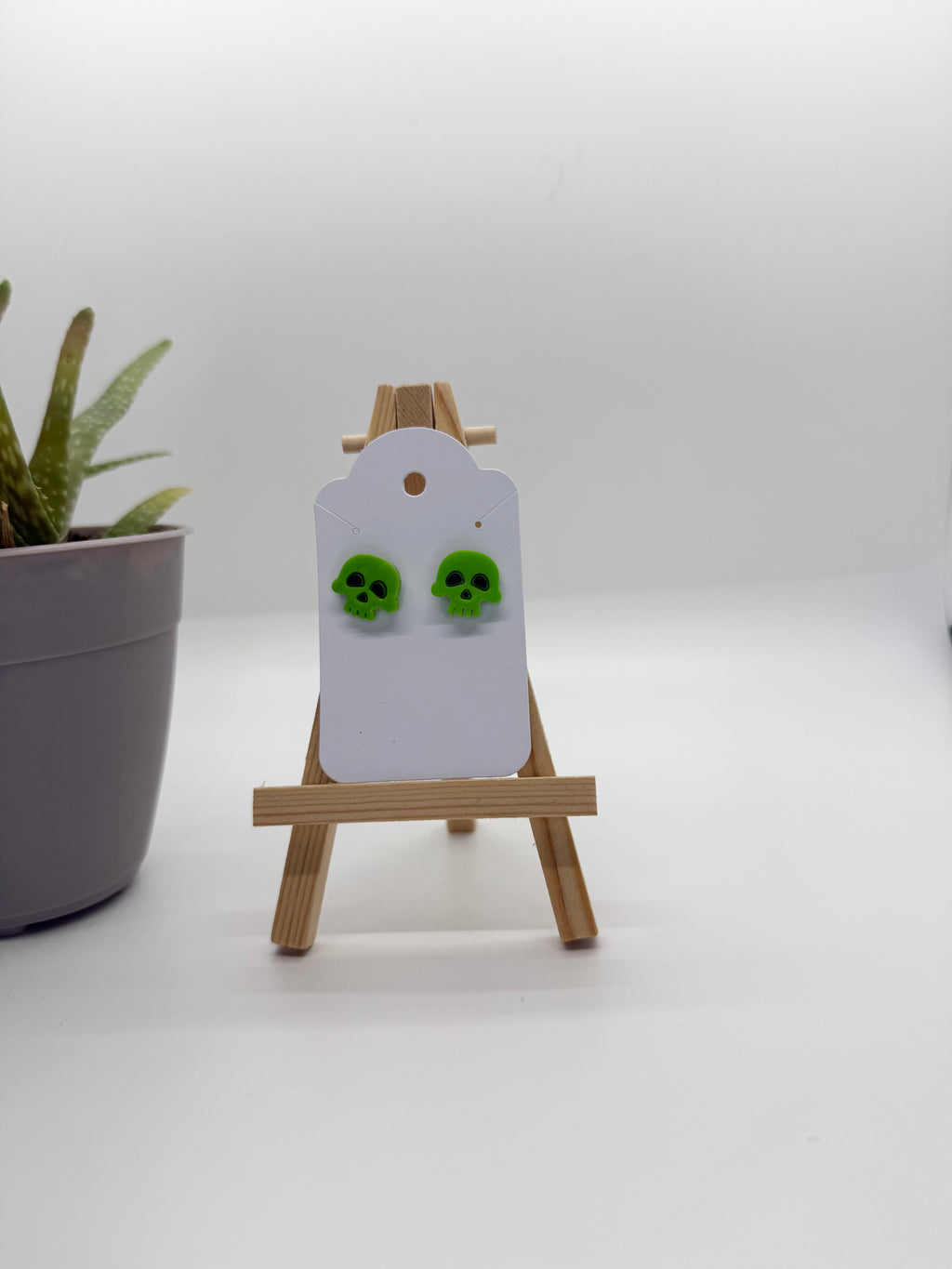 Halloween Skulls - Polymer Clay Studs