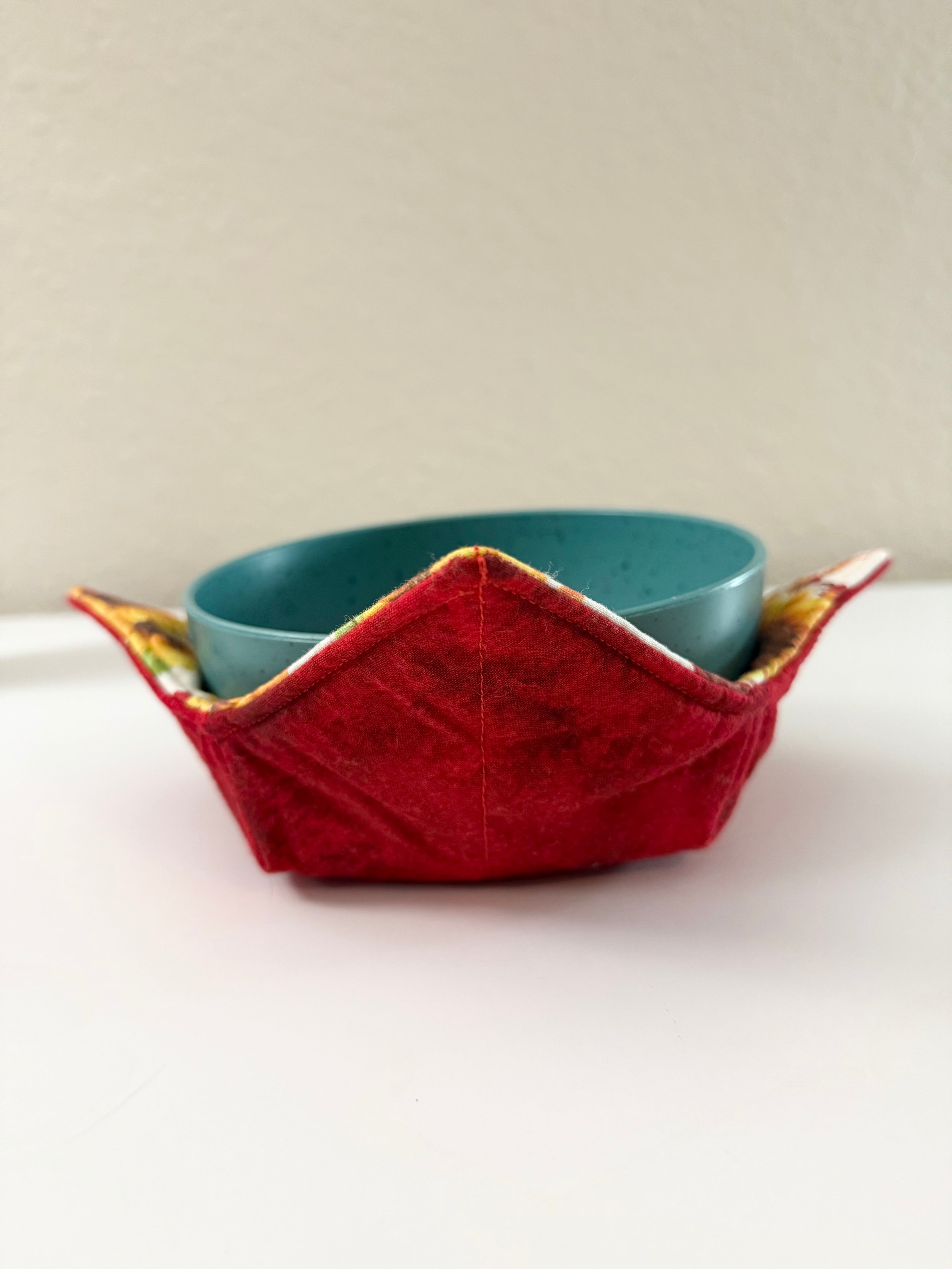 Autumn Sunflowers Pattern - Bowl Cozies