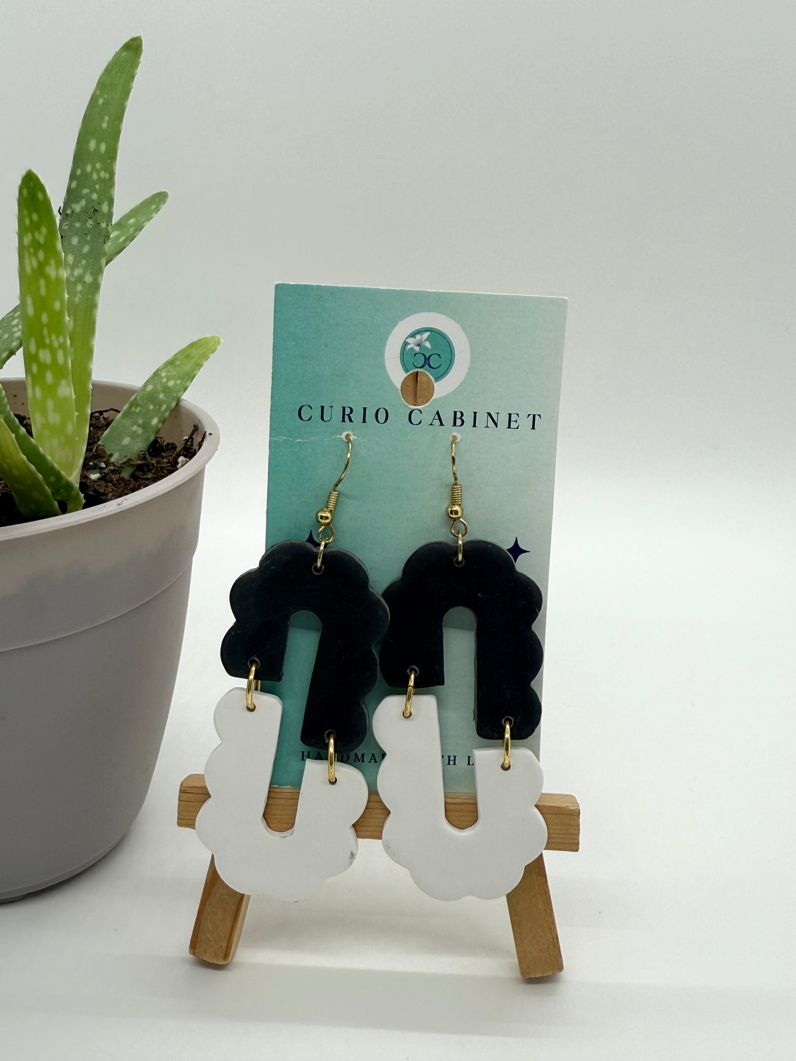 Carrie -Polymer Clay Earrings