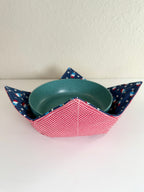 Red, White, and Blue Pops Pattern - Bowl Cozies