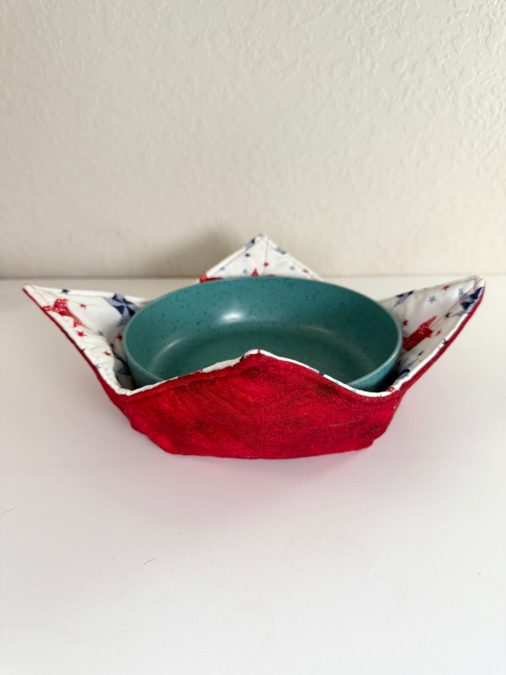 Patriotic Pinwheels Pattern - Bowl Cozies