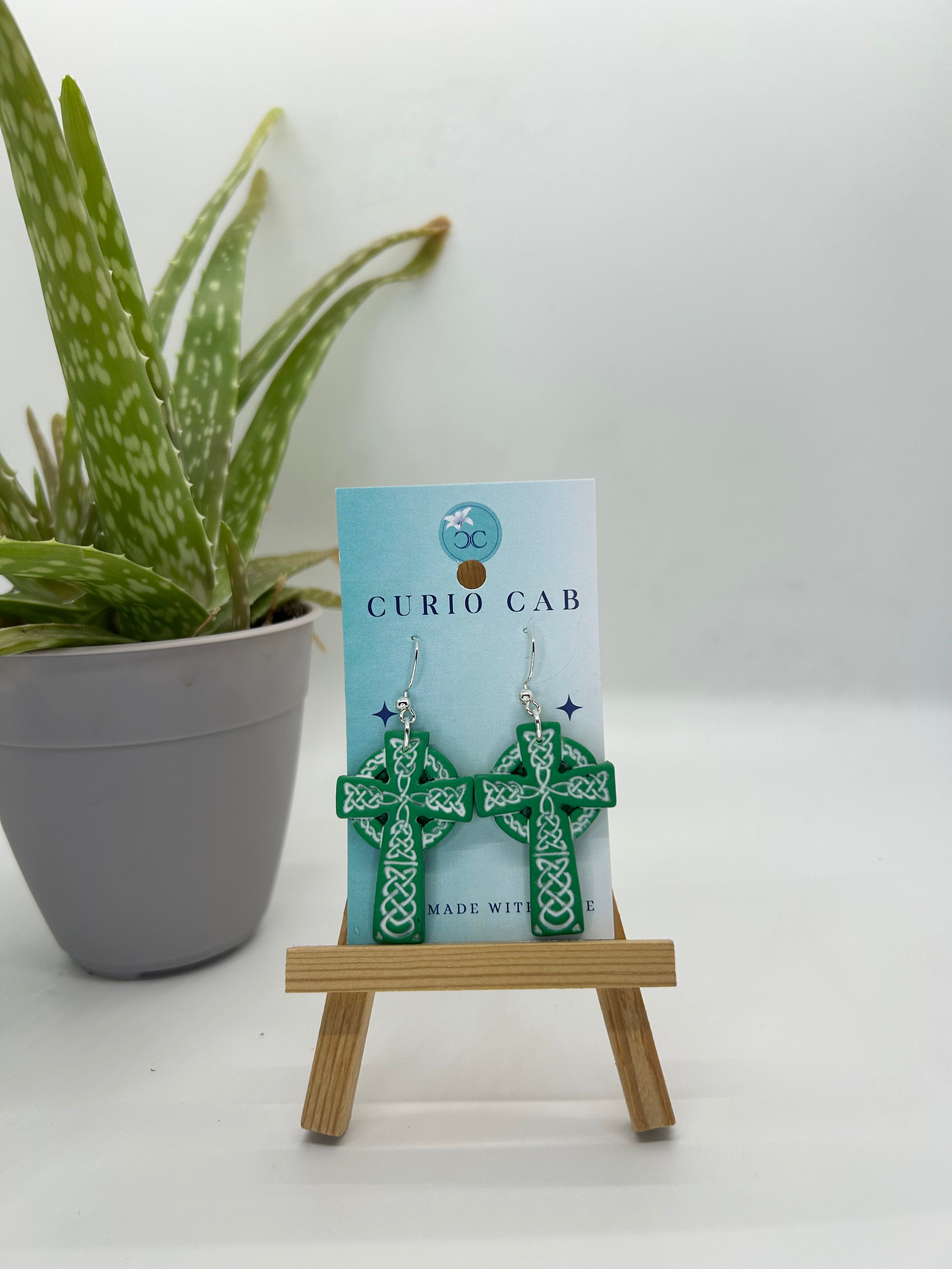 Irish Crosses - Polymer Clay Earrings
