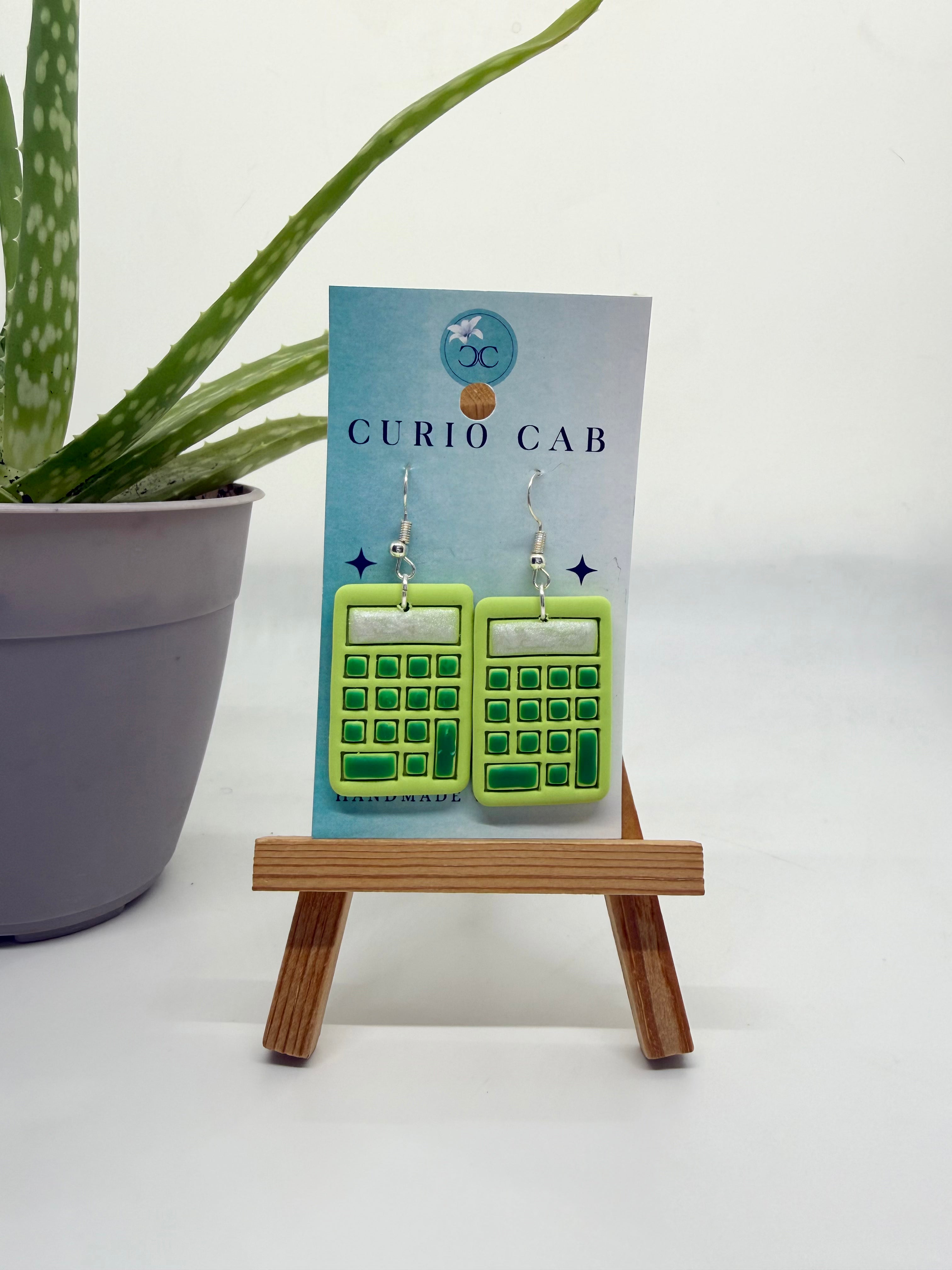 Cool Calculators - Polymer Clay Earrings