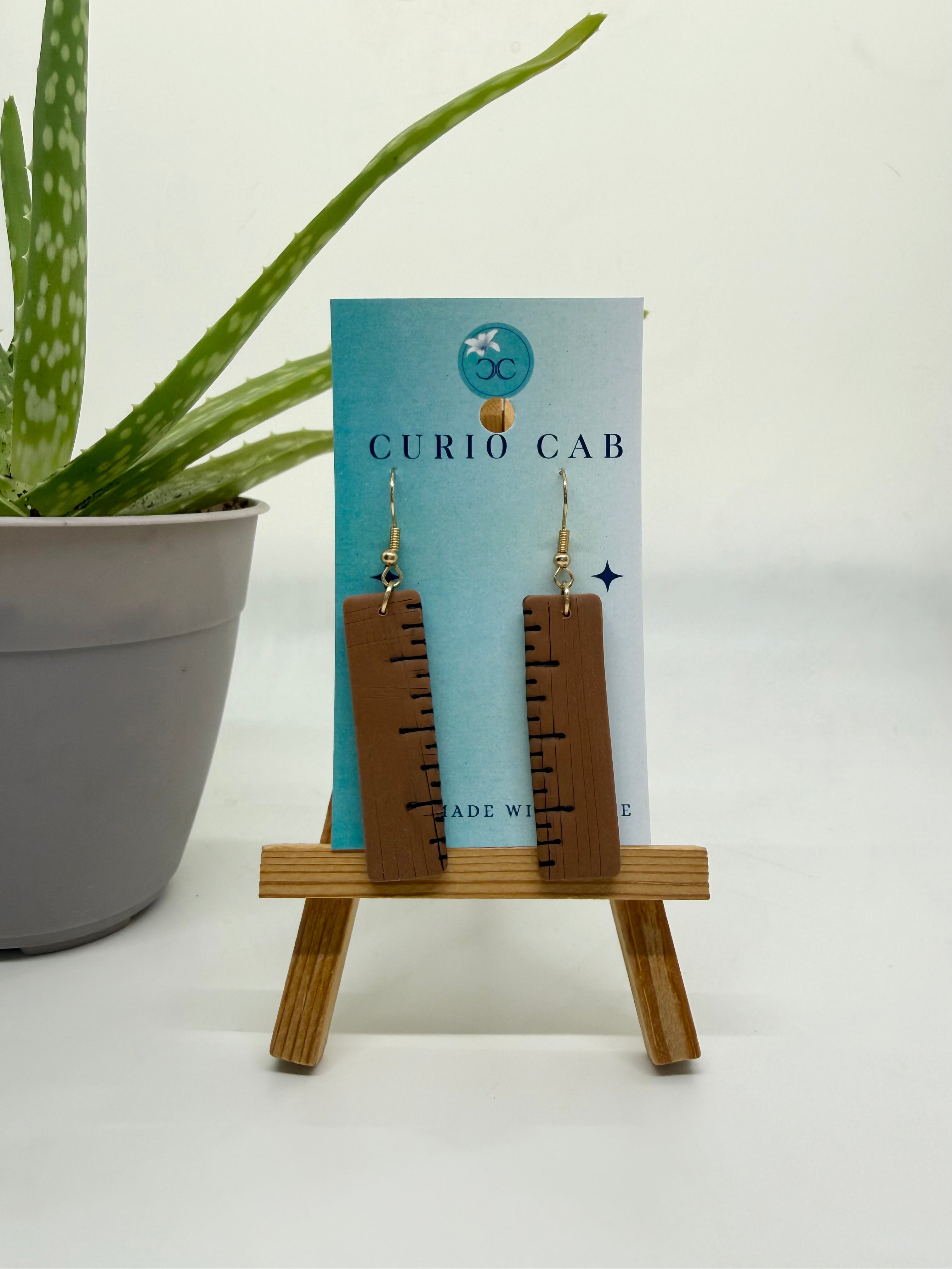 Rockin’ Rulers - Polymer Clay Earrings