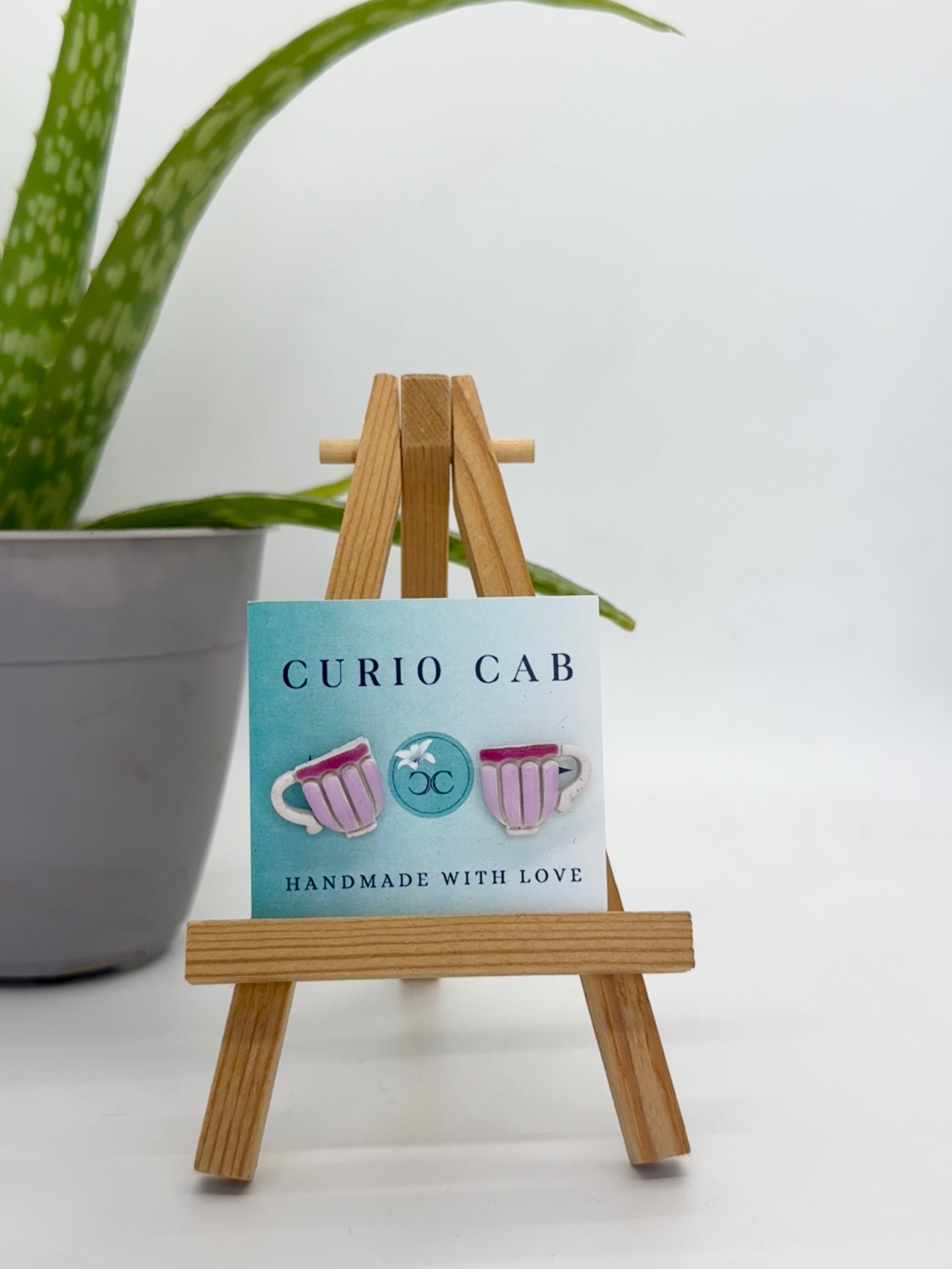 Teacups - Polymer Clay Studs