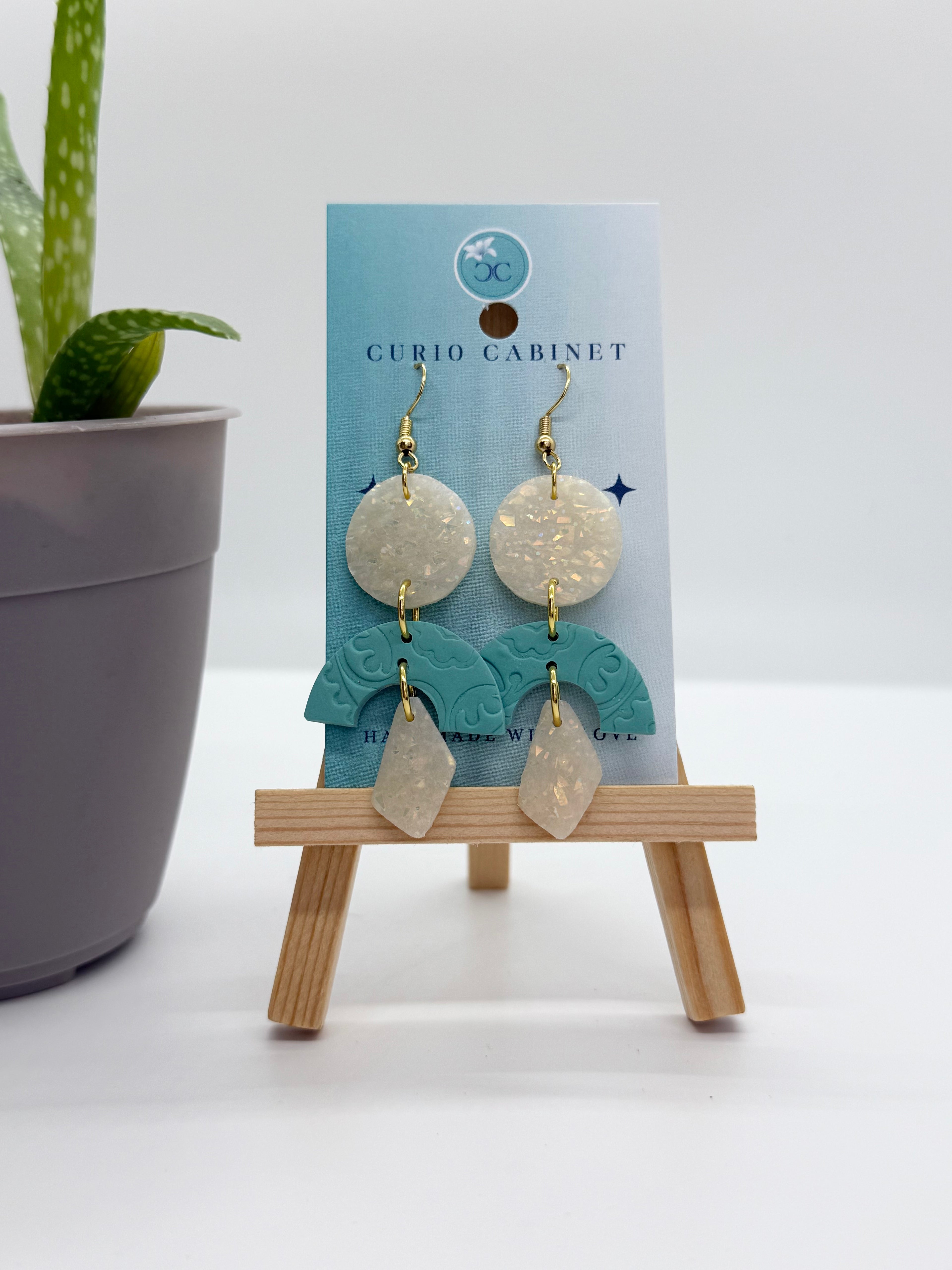Celeste - Polymer Clay Earrings