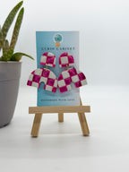 Pink Disco - Polymer Clay Earrings