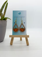 Teardrop Pumpkins - Polymer Clay Earrings