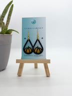 Teardrop Pumpkins - Polymer Clay Earrings