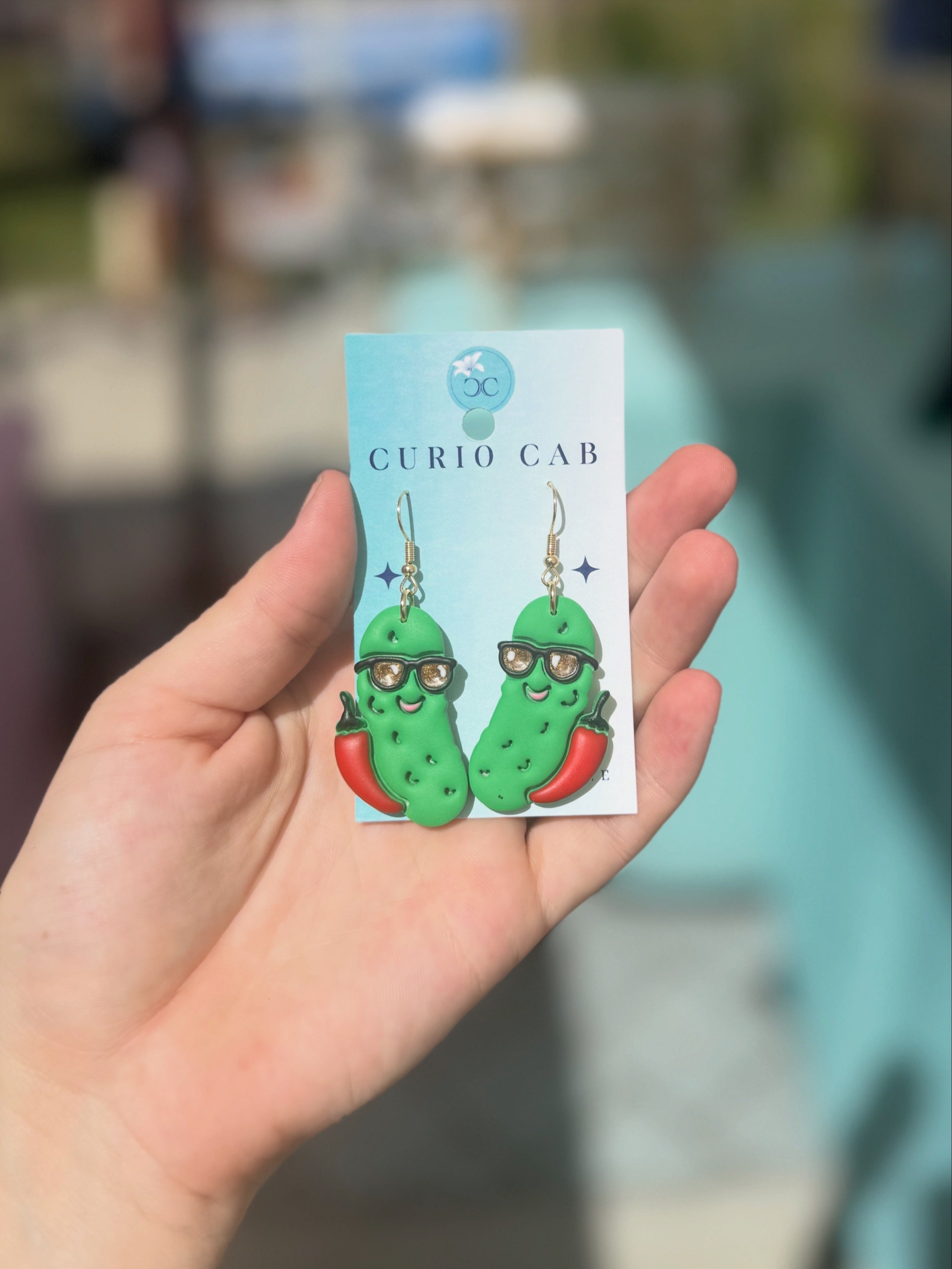 The Spicy Dills - Polymer Clay Earrings