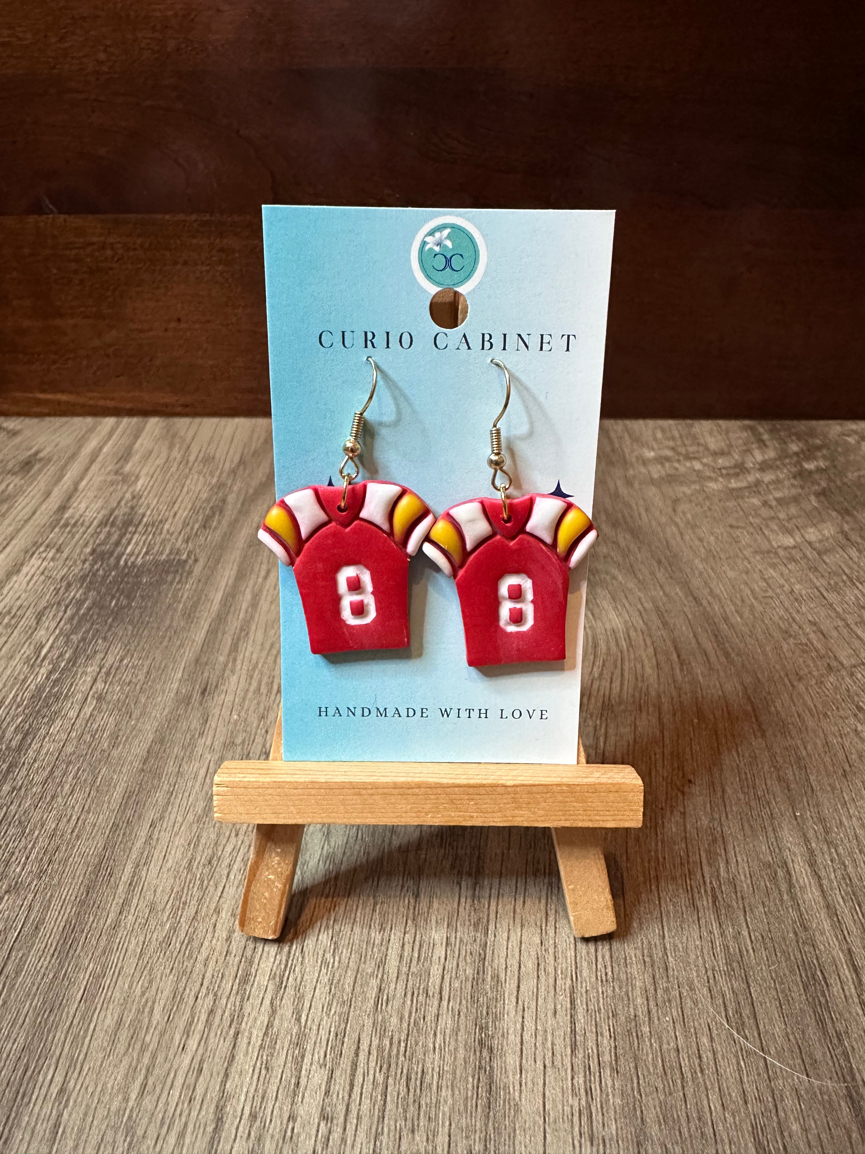 Jerseys - Polymer Clay Earrings