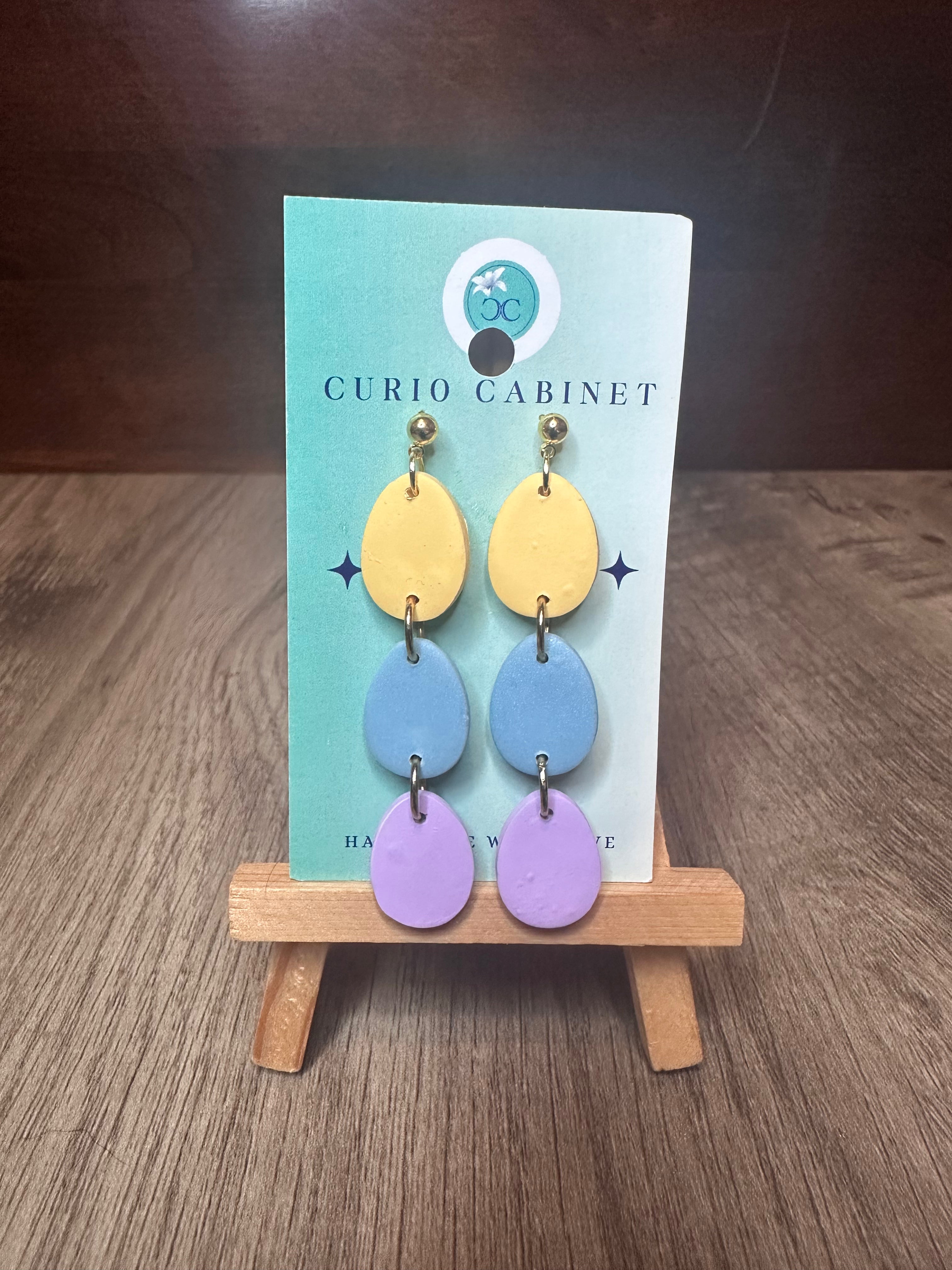 Pastel Eggs - Polymer Clay Earrings