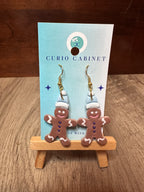 Gingerbread Men - Polymer Clay Earrings