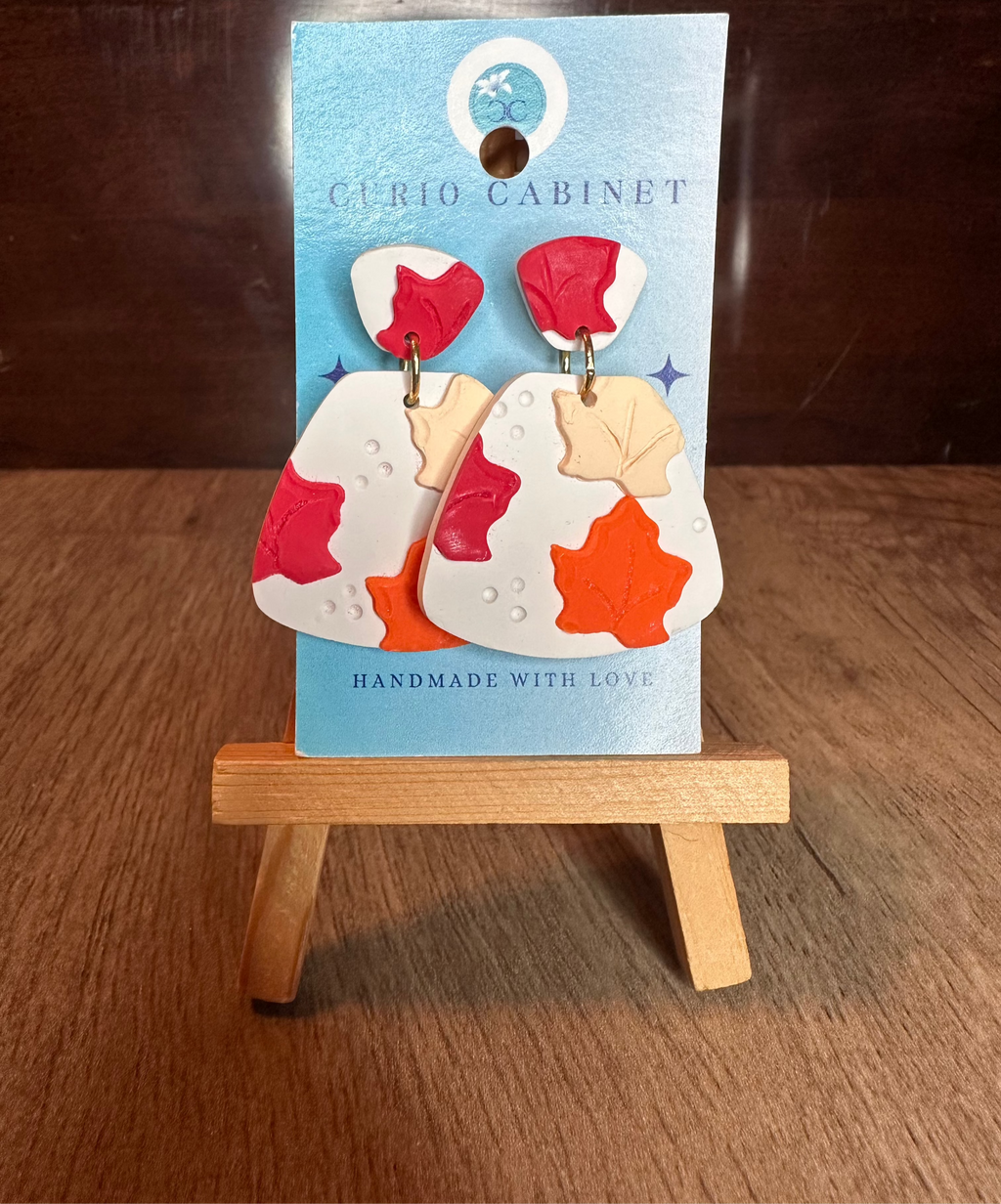 Maple Leaves - Polymer Clay Earrings