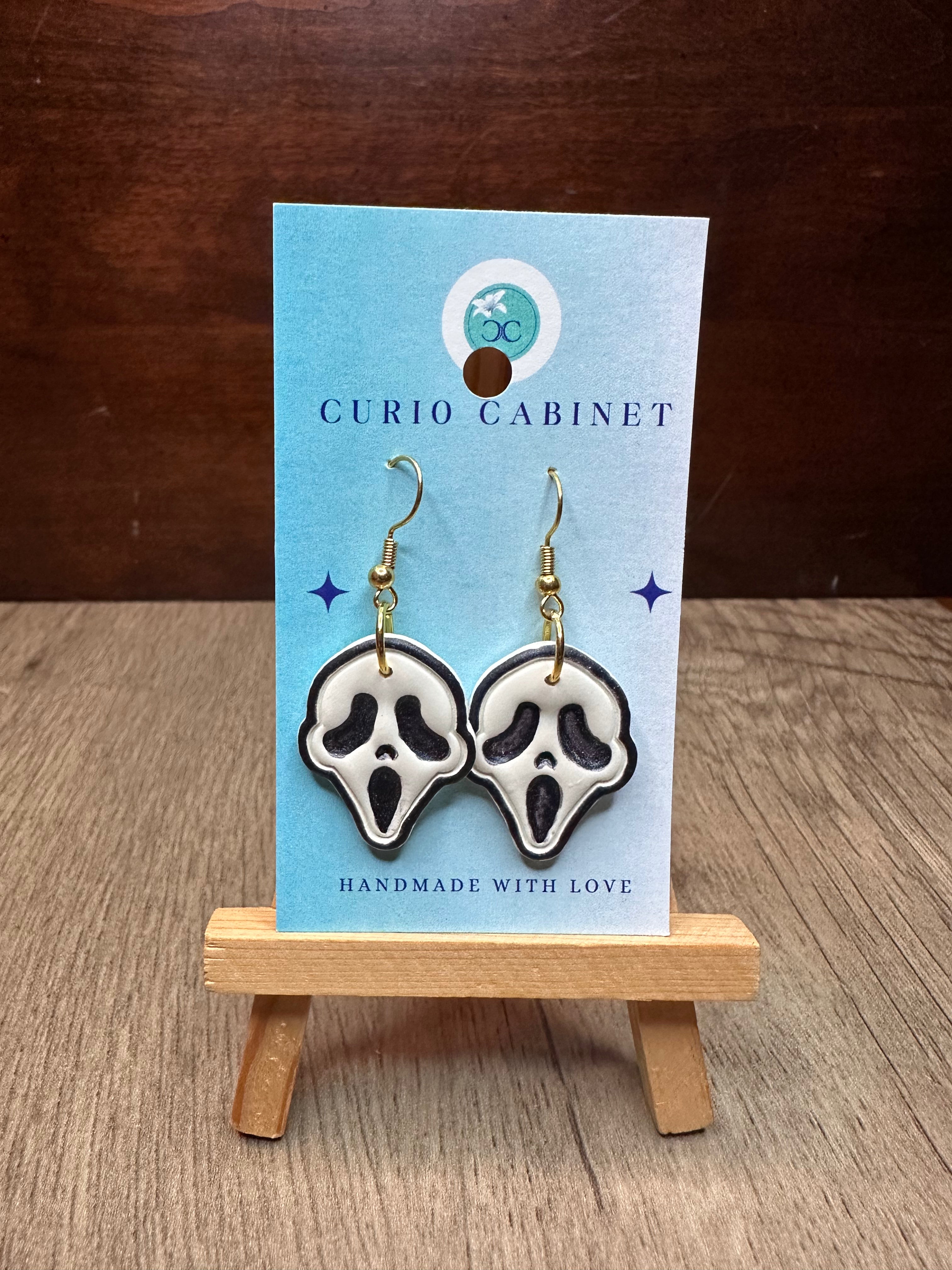 SCREAM! - Polymer Clay Earrings