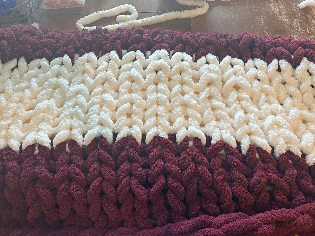 Luxury knit blanket
