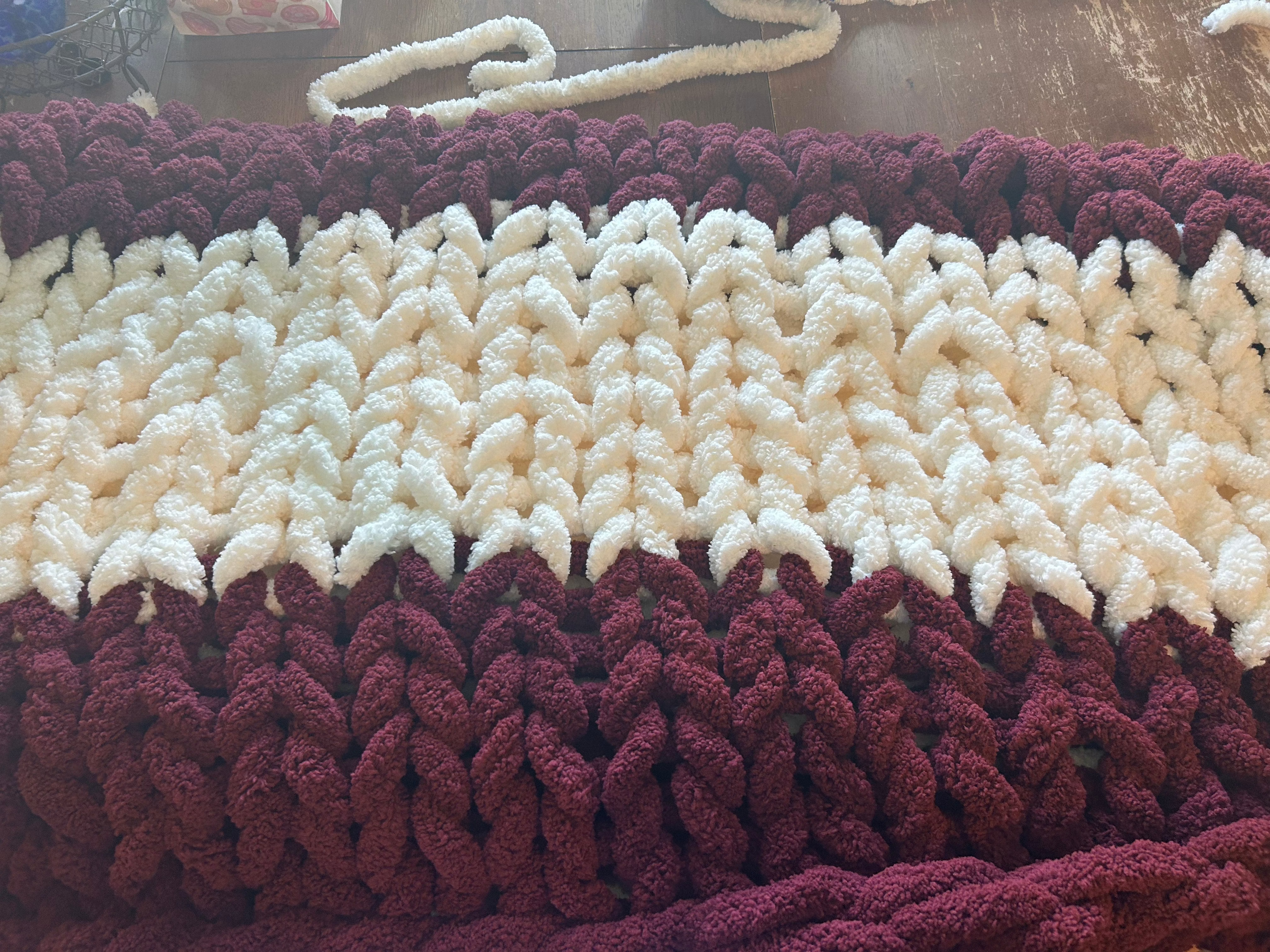 Luxury knit blanket