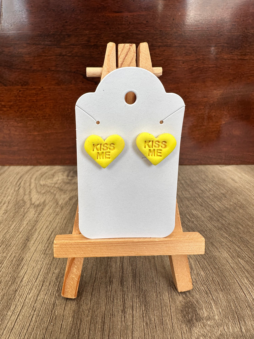 Conversation Hearts - Polymer Clay Studs