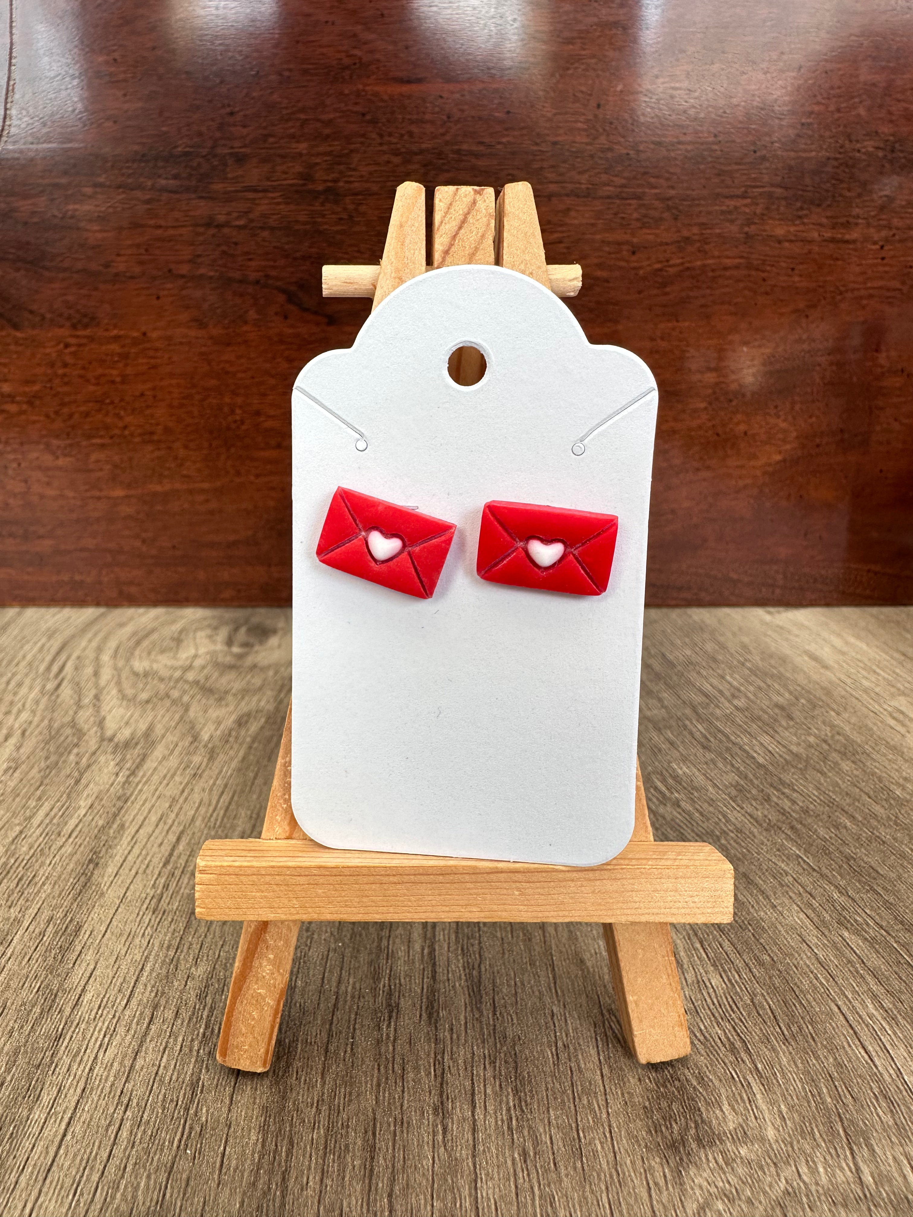 Love Letters - Polymer Clay Studs