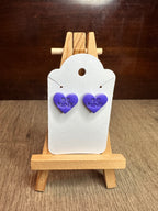 Conversation Hearts - Polymer Clay Studs