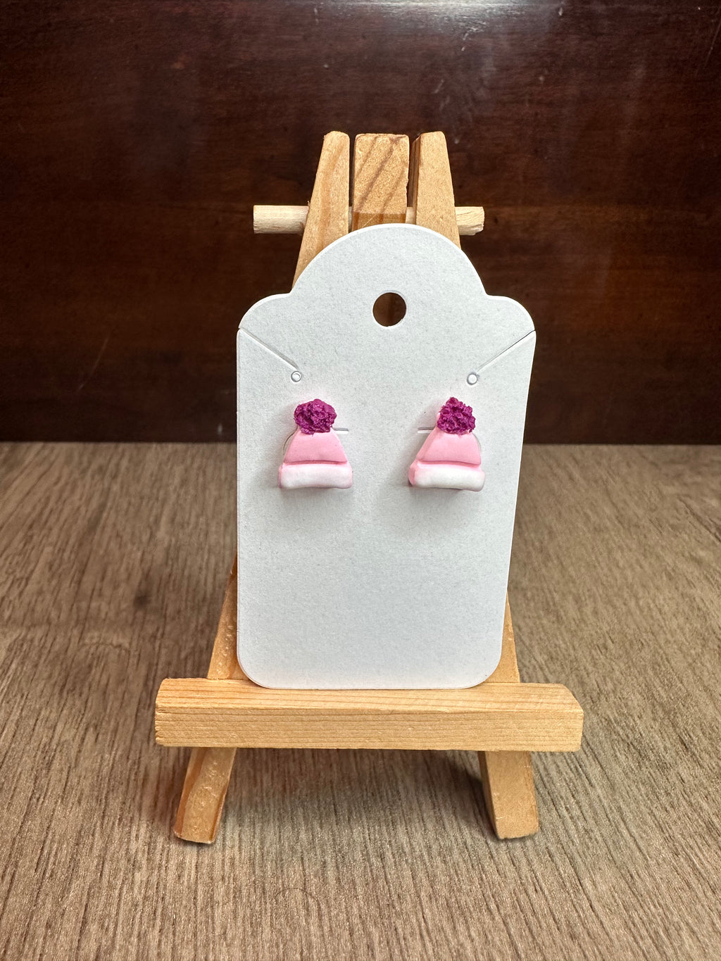 Stocking Caps - Polymer Clay Studs