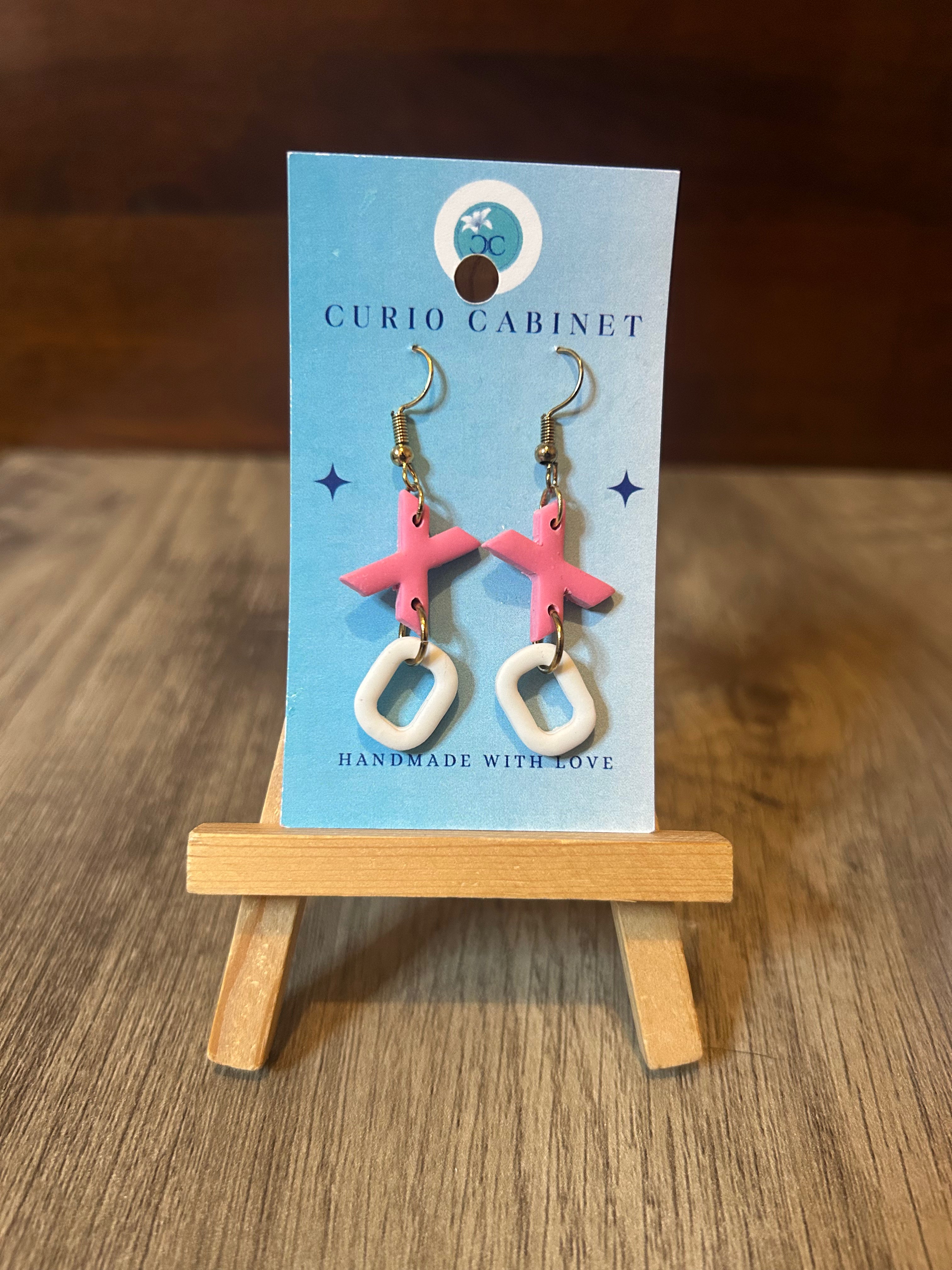 X's & O's - Polymer Clay Earrings