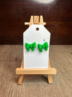 Bitty Bows - Polymer Clay Studs