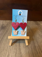 Heart-Air Balloons - Polymer Clay Earrings