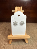 Snowflakes - Polymer Clay Studs