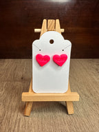 Conversation Hearts - Polymer Clay Studs