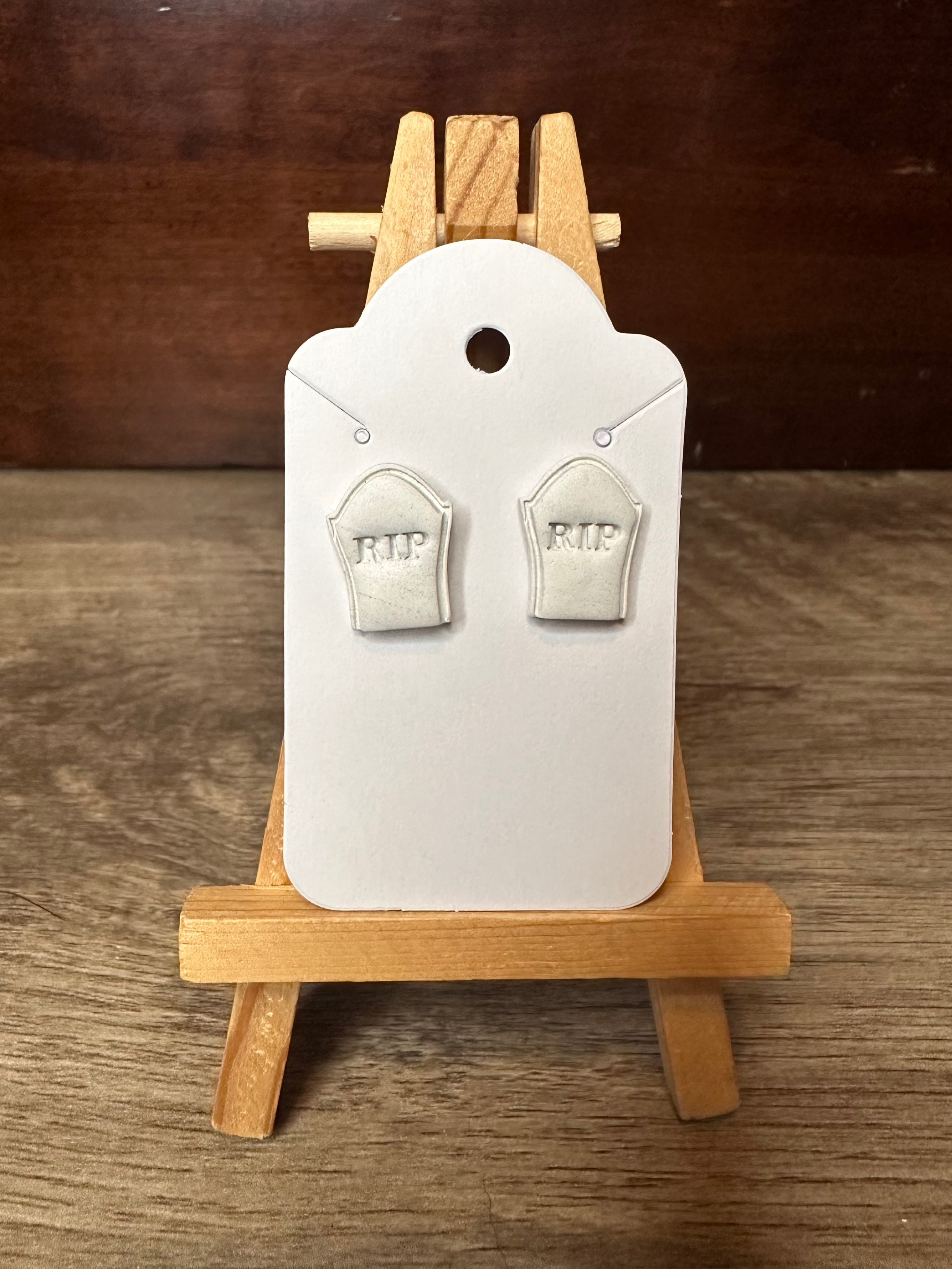 R.I.P Tombstones - Polymer Clay Studs