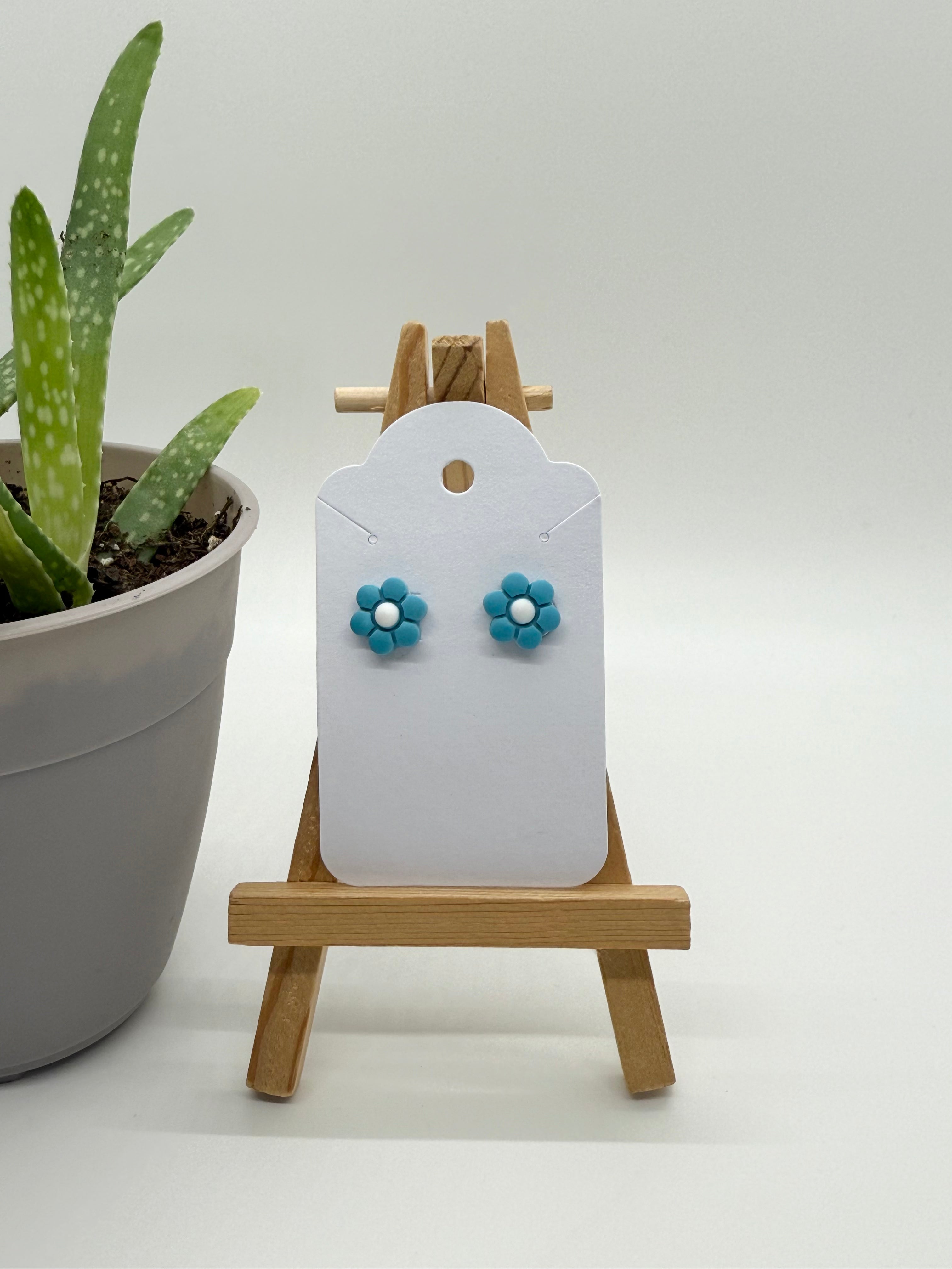 Daisies - Polymer Clay Studs