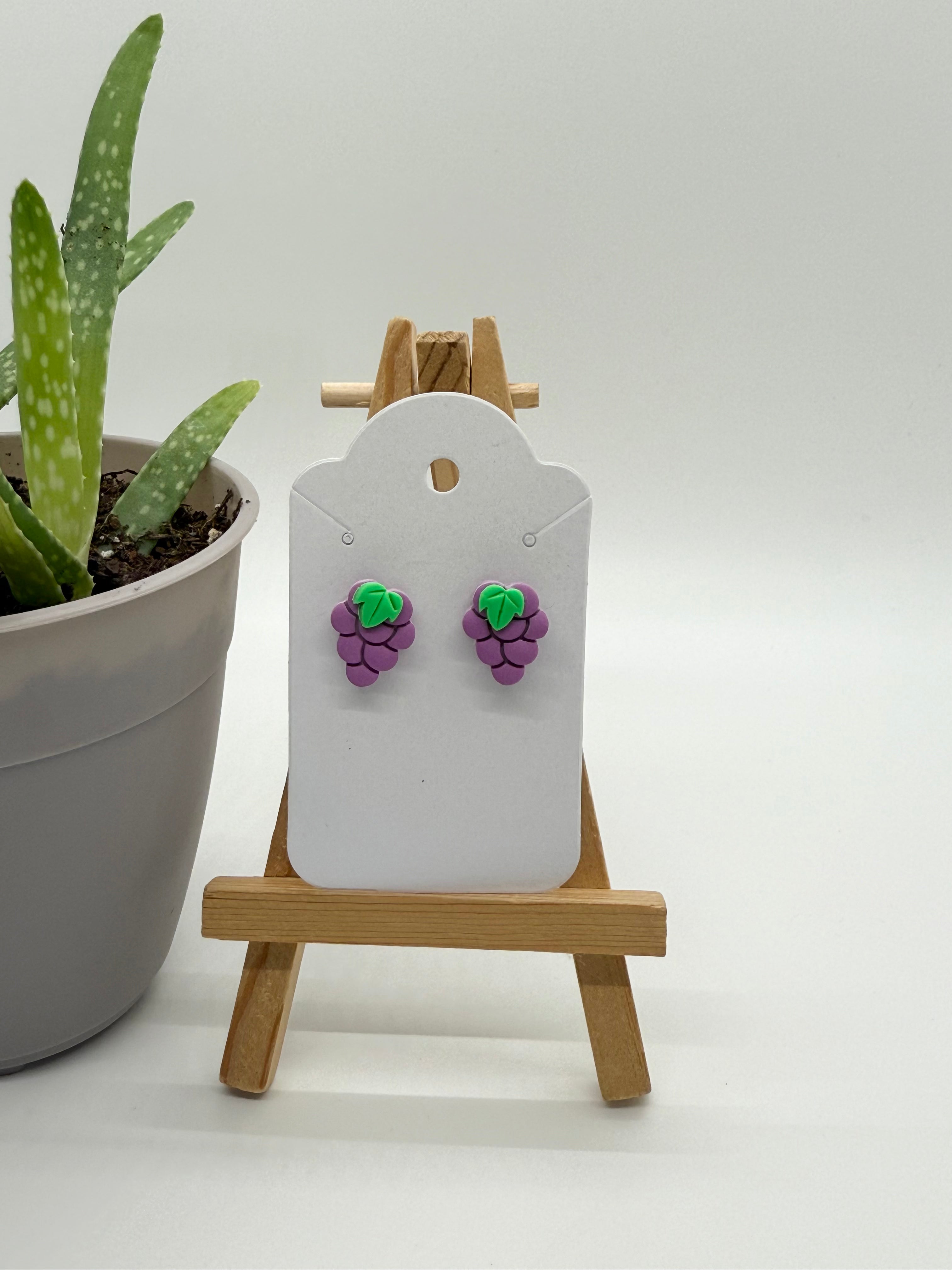 Fun Fruits (Multiple Fruit Options) - Polymer Clay Studs