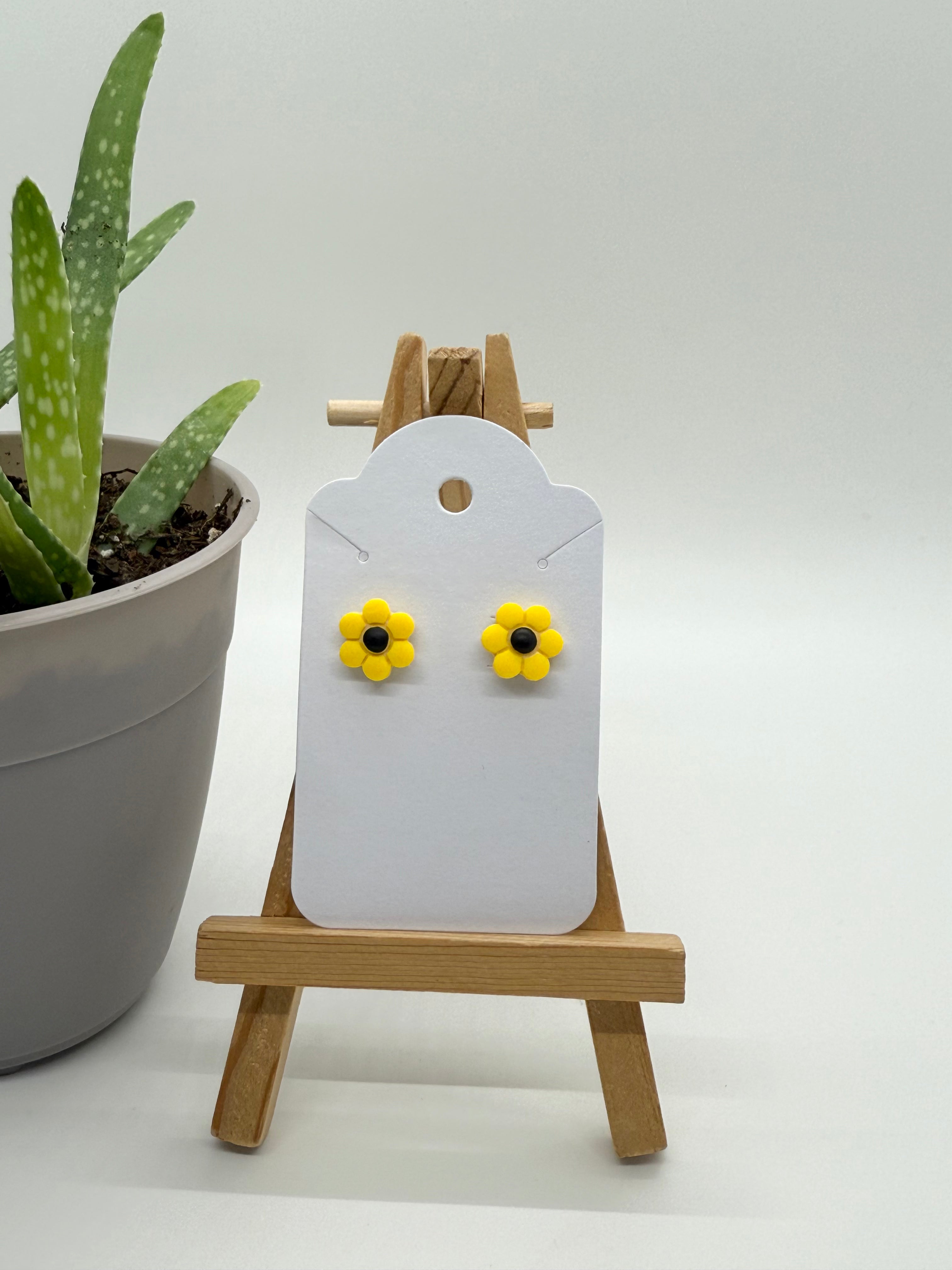 Black-Eyed Susans - Polymer Clay Studs