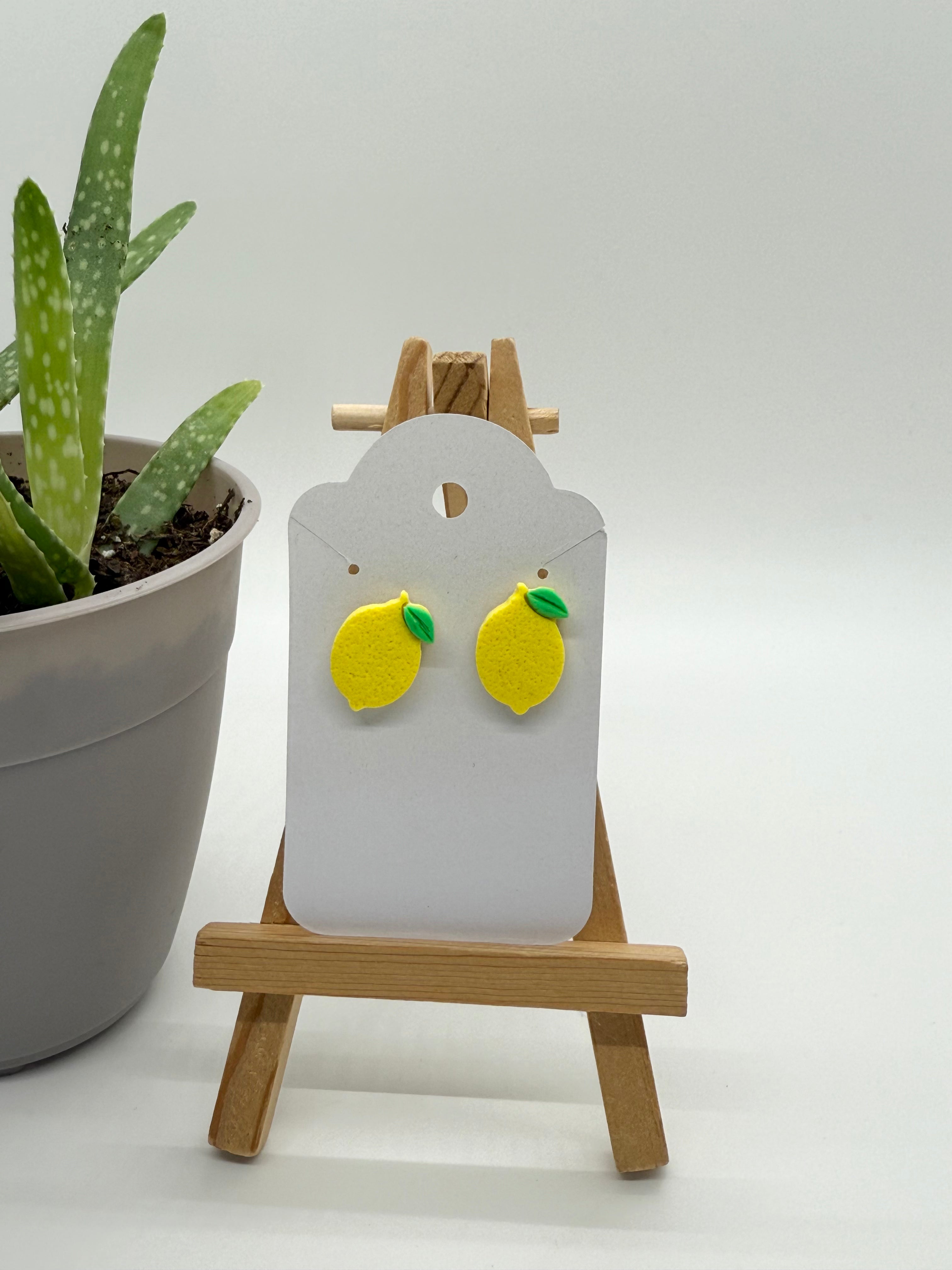 Fun Fruits (Multiple Fruit Options) - Polymer Clay Studs