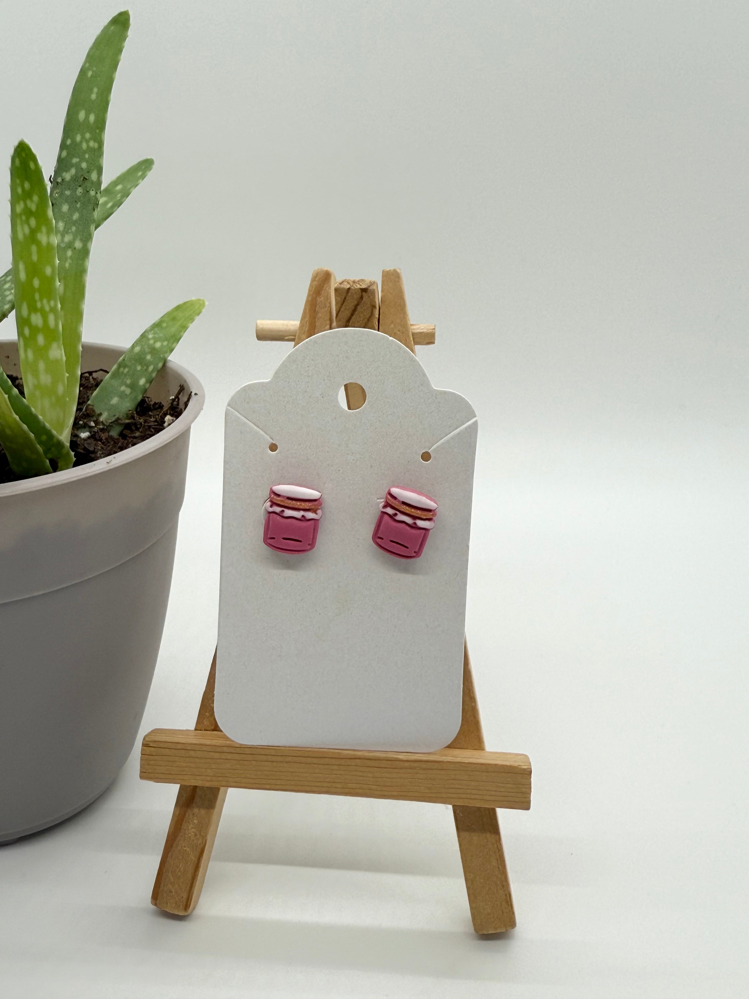 Jam Jars - Polymer Clay Studs